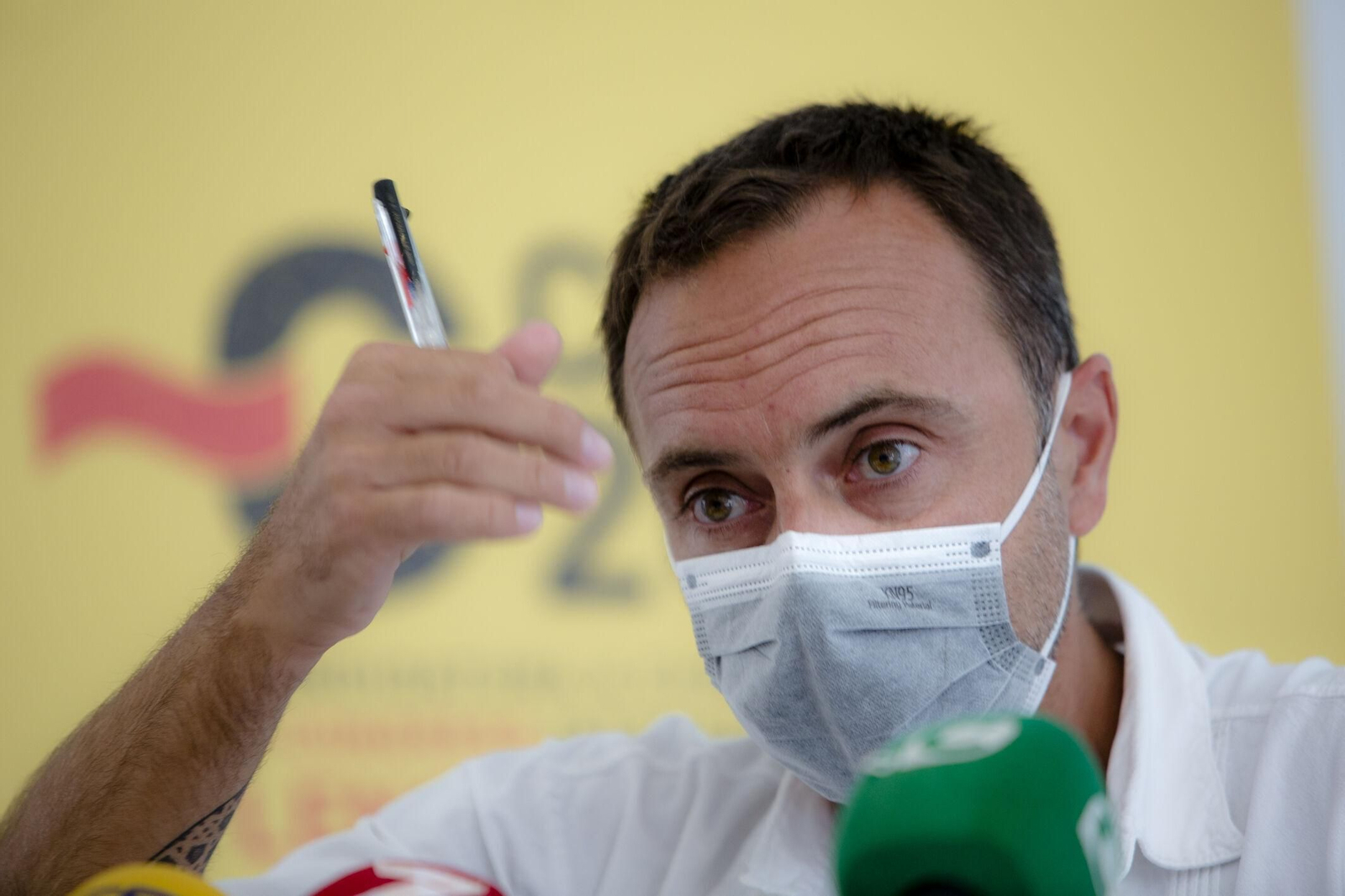 José Ramón Páez, en una rueda de prensa