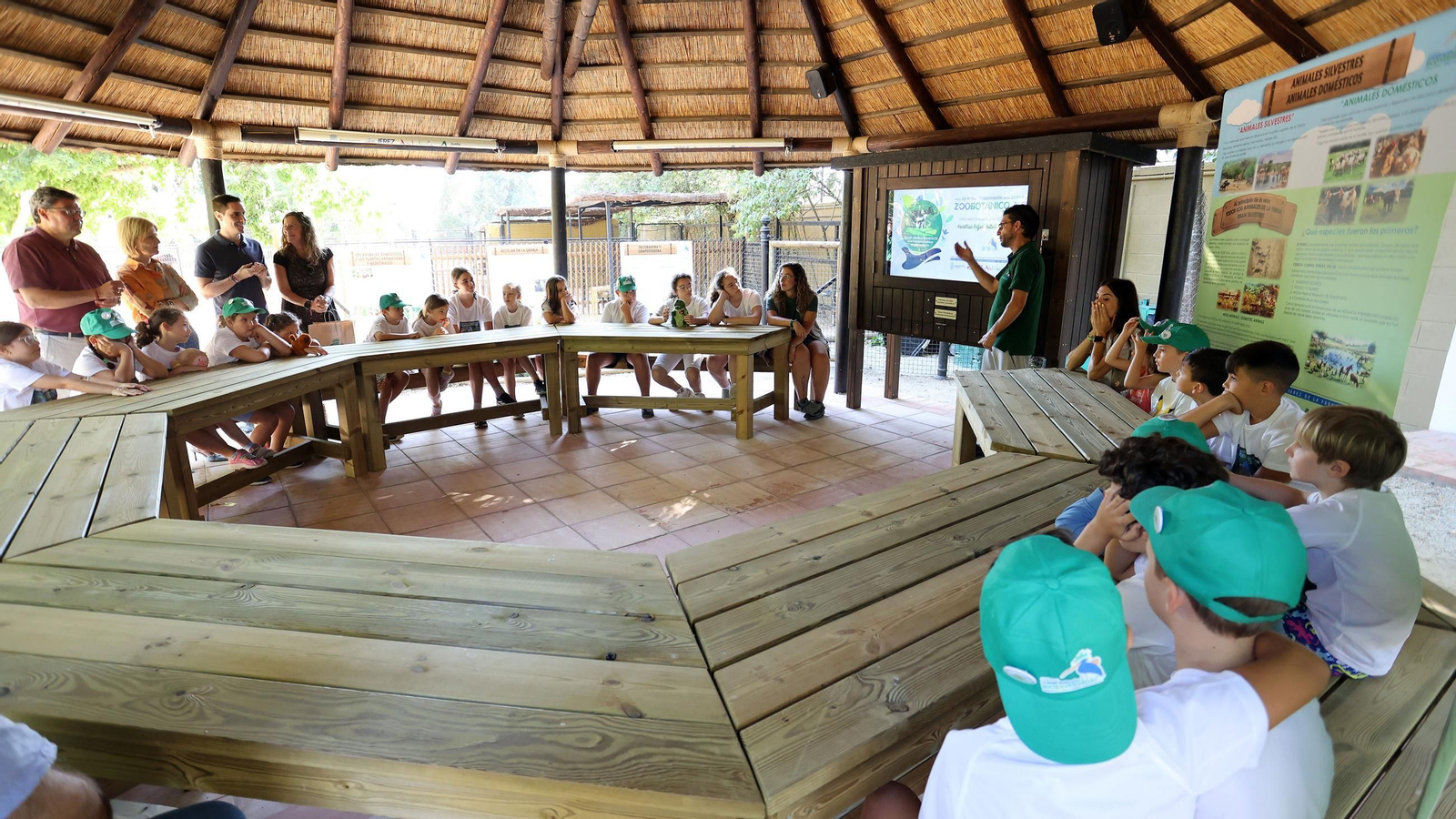 Visita a la escuela de verano en el Zoo de Jerez