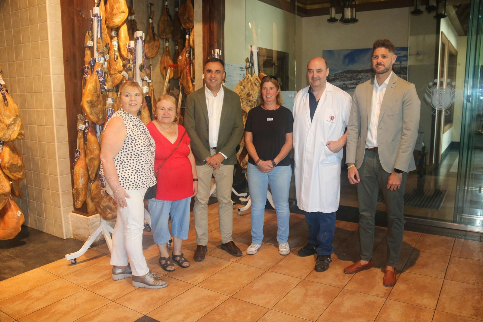 Imagen de la visita del presidente de la Diputación de Granada a la localidad de Juviles