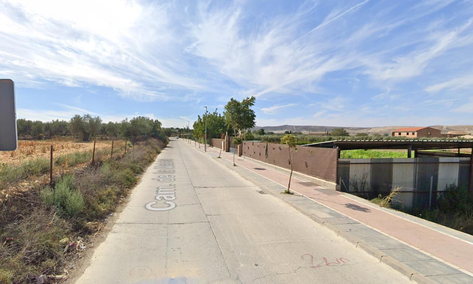 Camino de La Malahá, en Alhendín