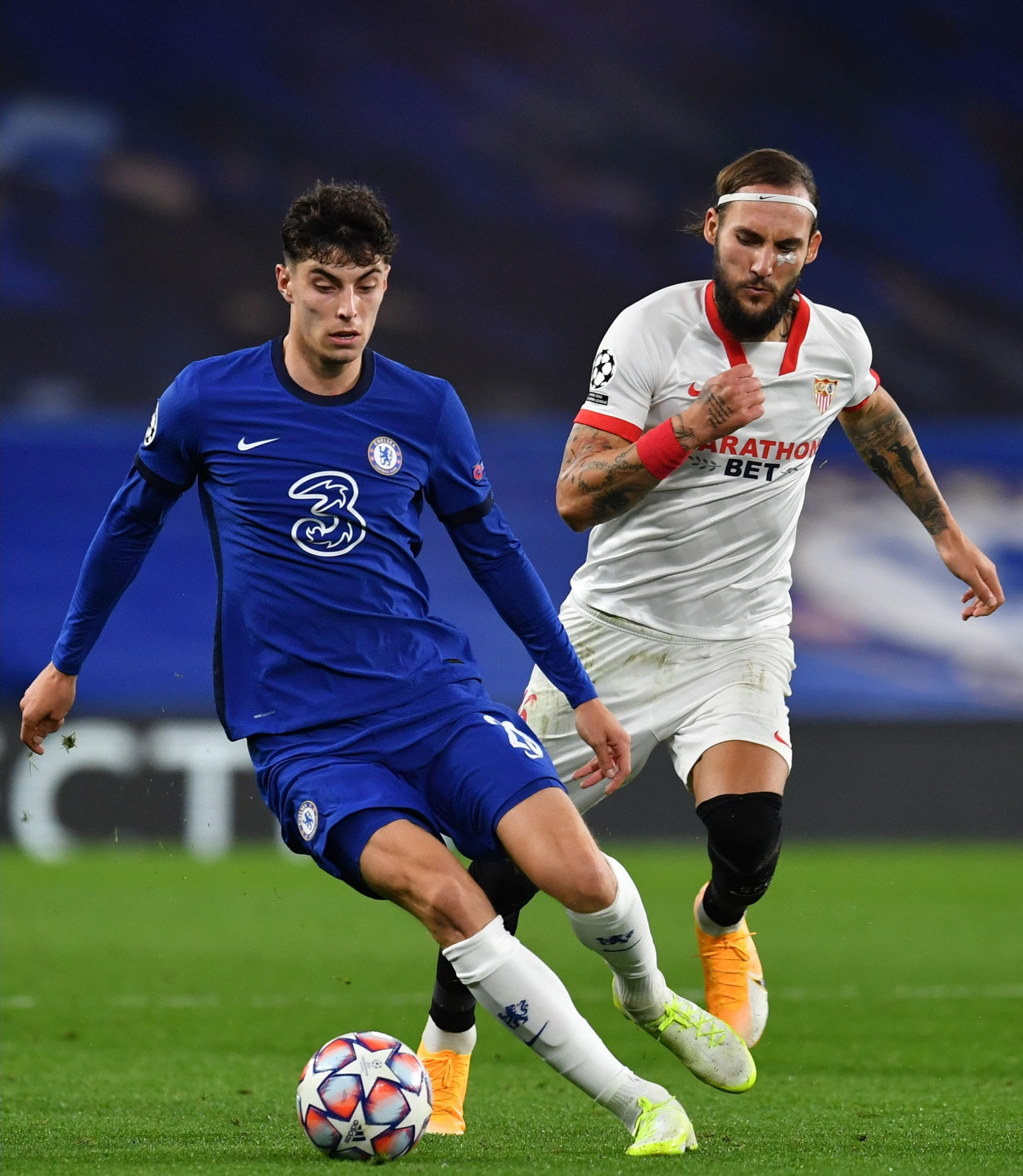 Las imágenes del Chelsea-Sevilla