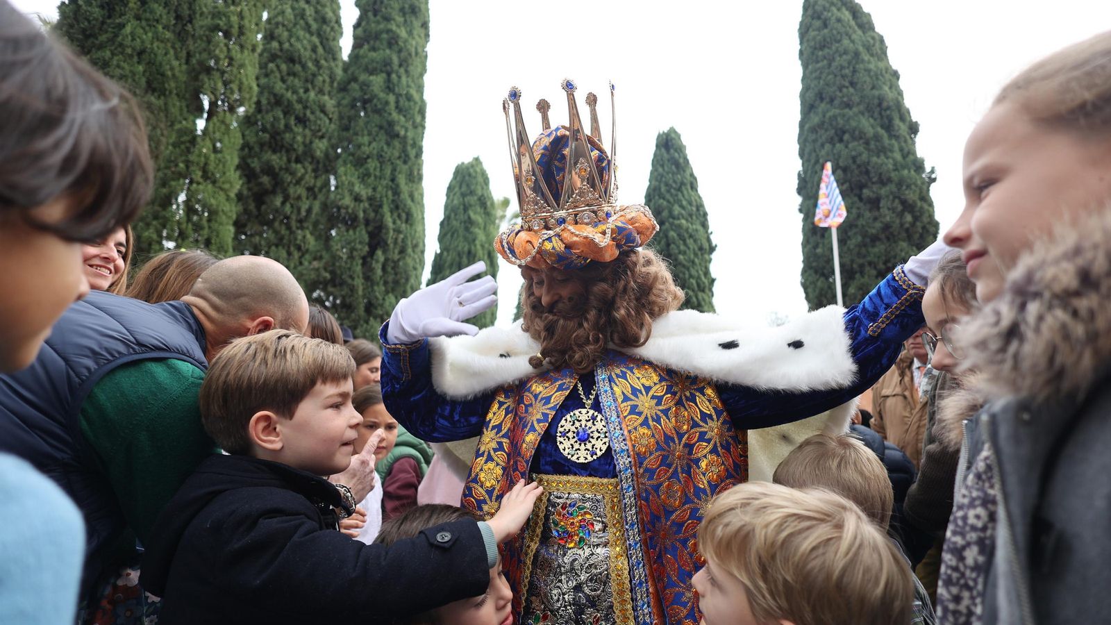 Coronación de los Reyes Magos de Jerez en el Alcázar