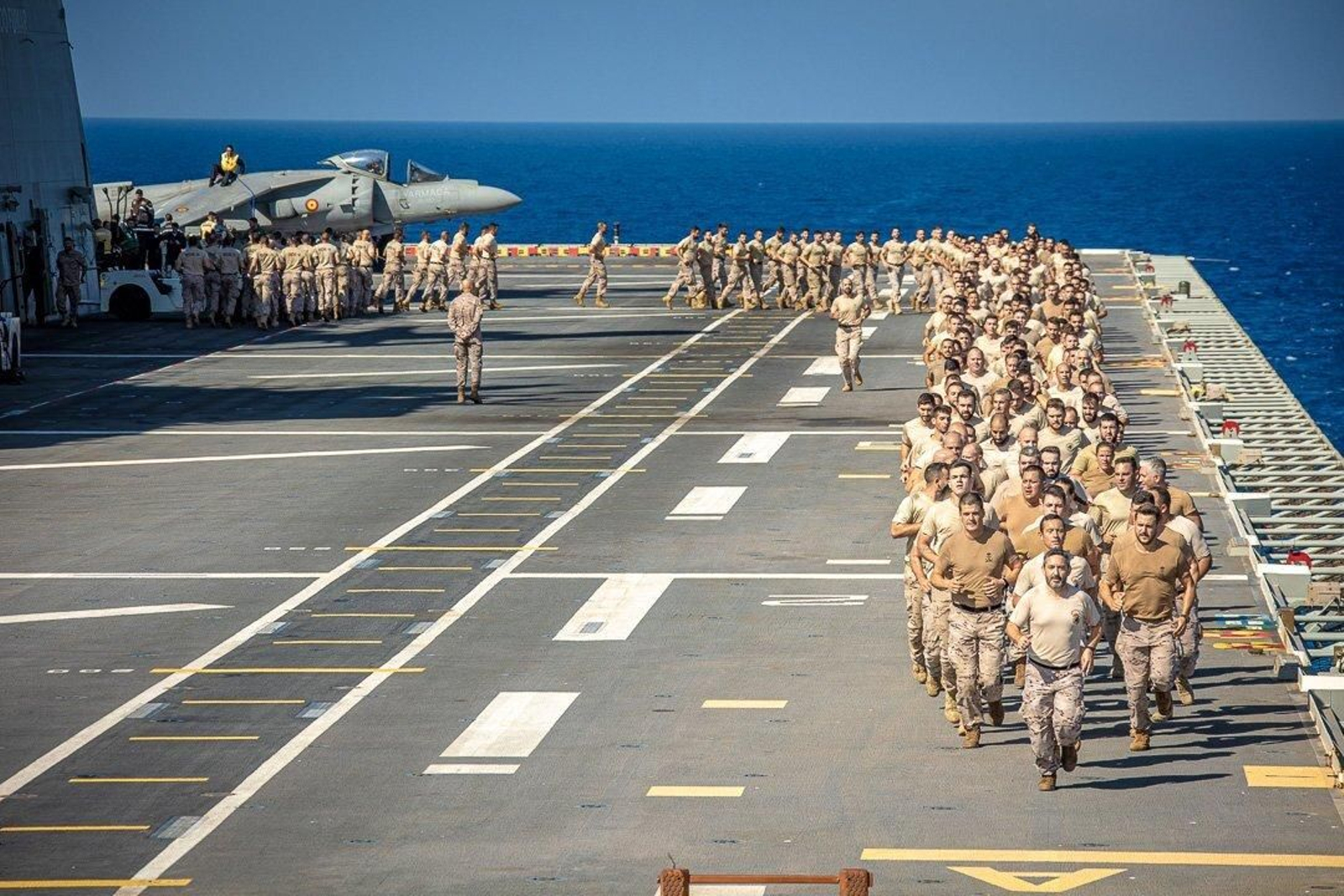 La Armada, en las maniobras de la OTAN en Turquía: imágenes de los buques Juan Carlos I, Castilla, Galicia y la Infantería de Marina