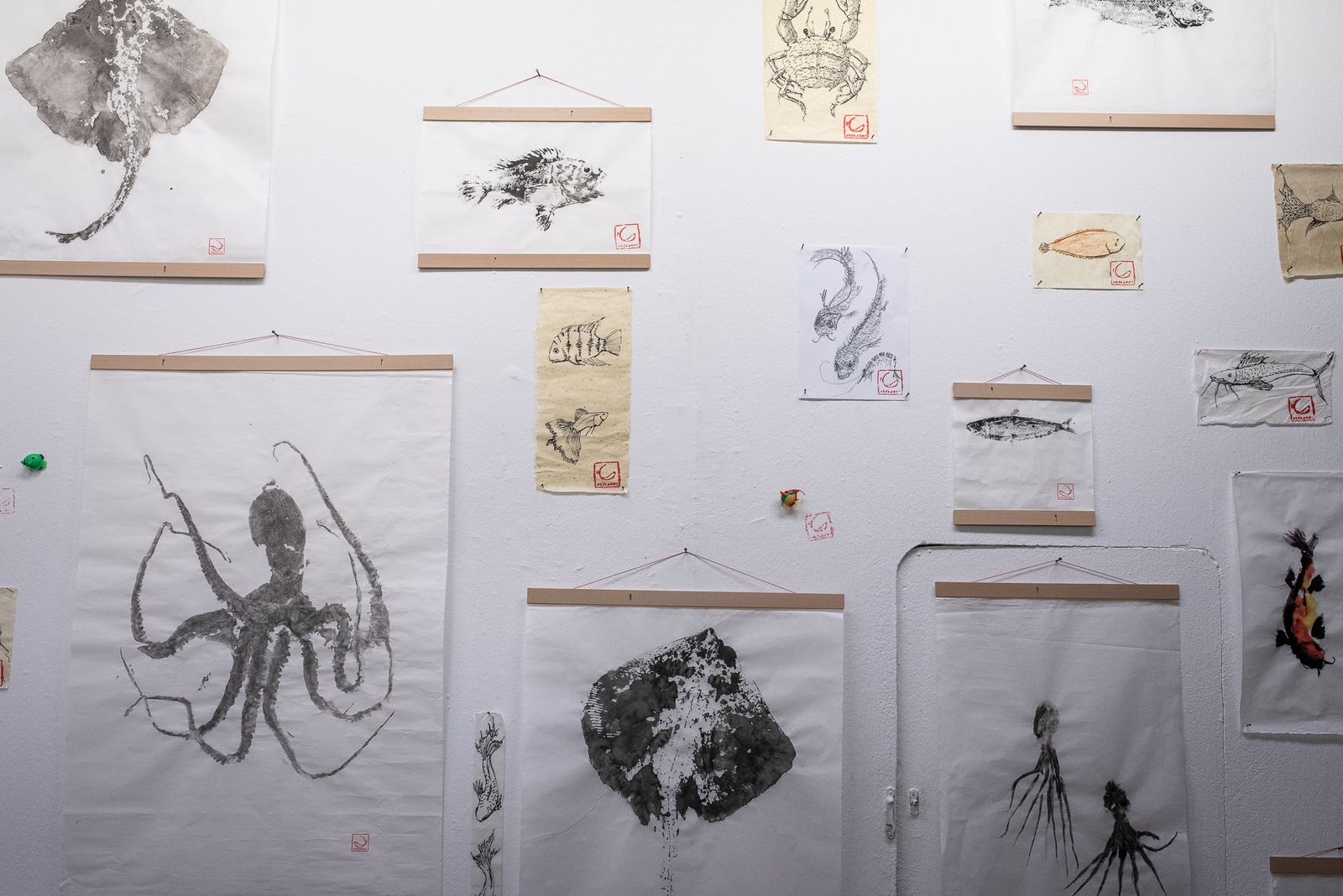 Imágenes de la inauguración de la muestra de Grafistas Onubenses