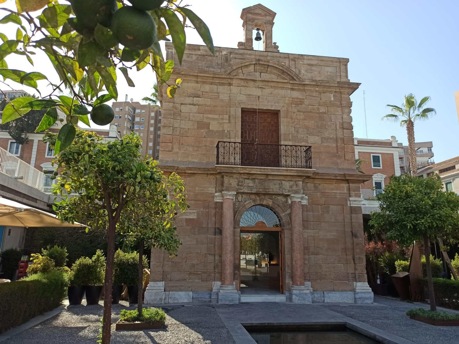 Vista de la capilla.