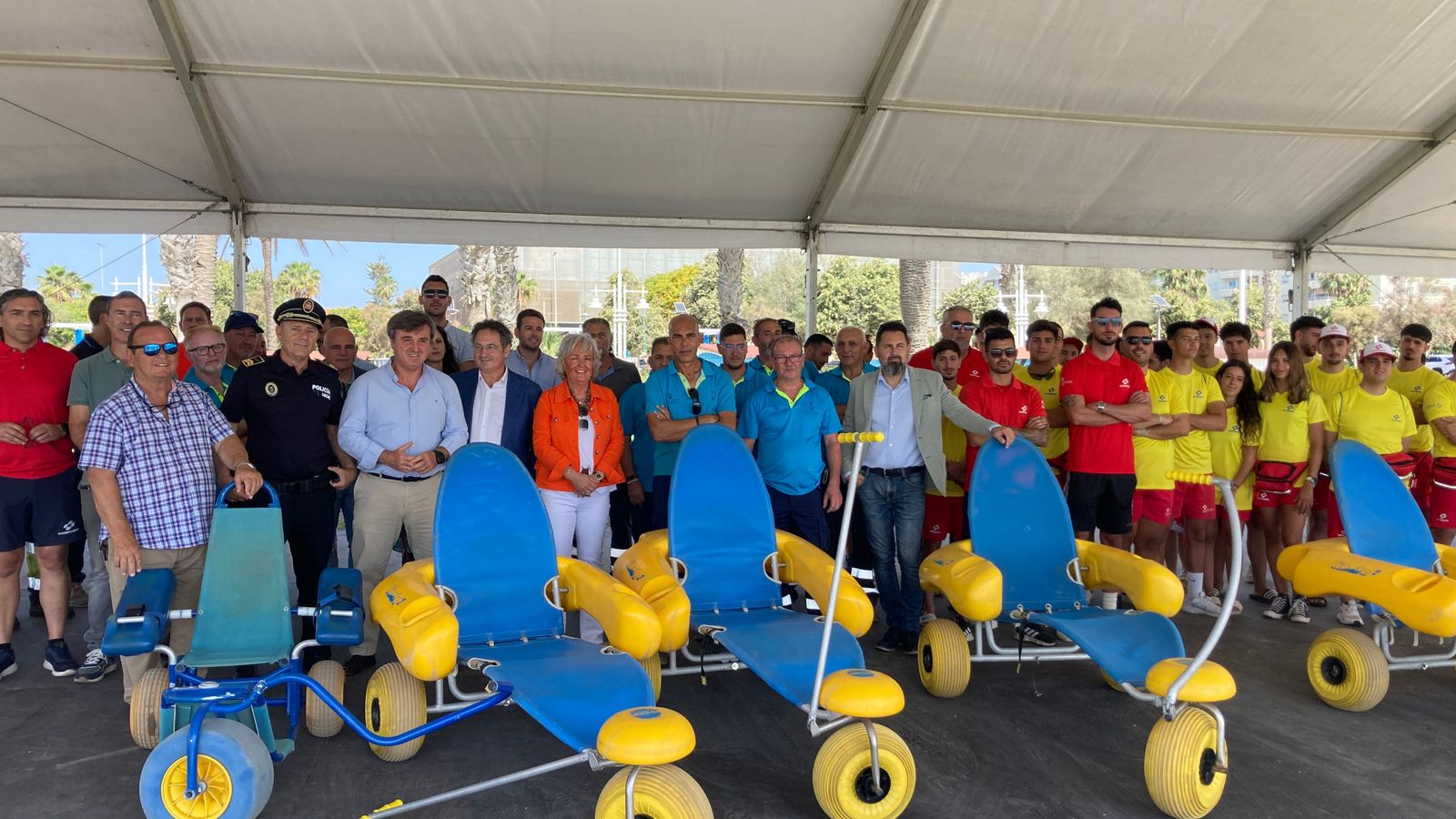 Espacio adaptado para el baño para PMR.