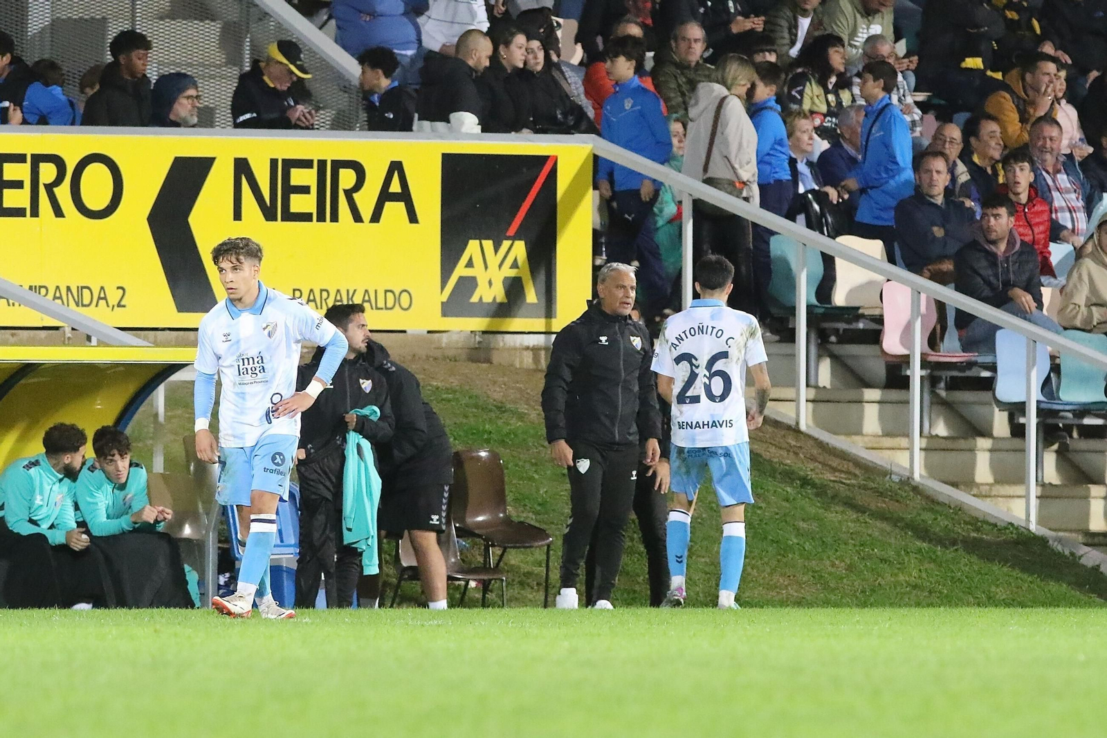 El paso de Sergio Pellicer por el Málaga CF, en fotos