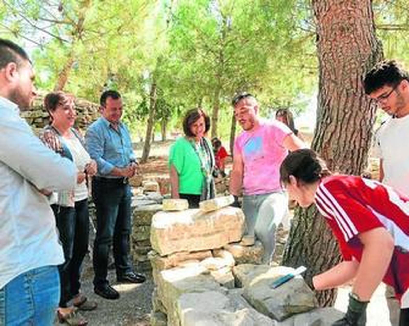 La consejera de Igualdad y Políticas Sociales, ayer en Montejícar.
