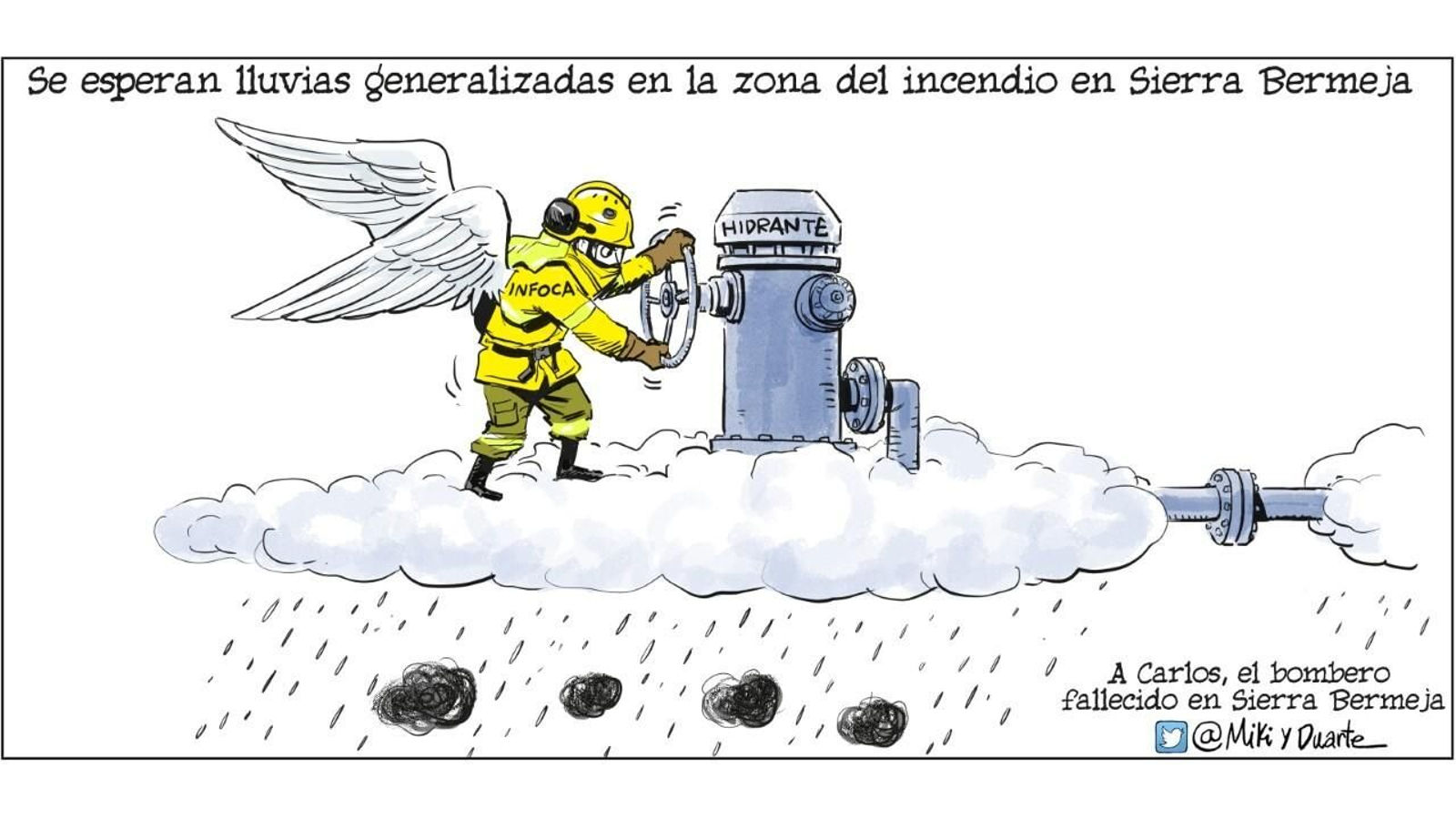 La viñeta de Miki&Duarte. La viñeta de Miki&Duarte.