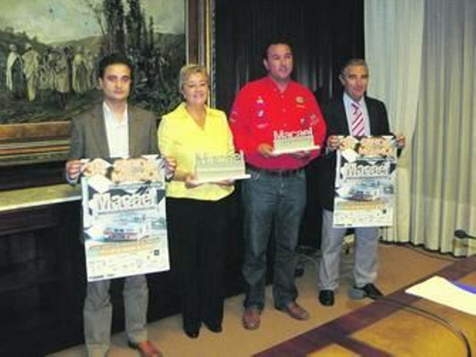 Antonio Torres, María José García Crespo, Manuel Sánchez y Francisco Días Casimiro presentaron la XXXIV edición de la Subida del Mármol.