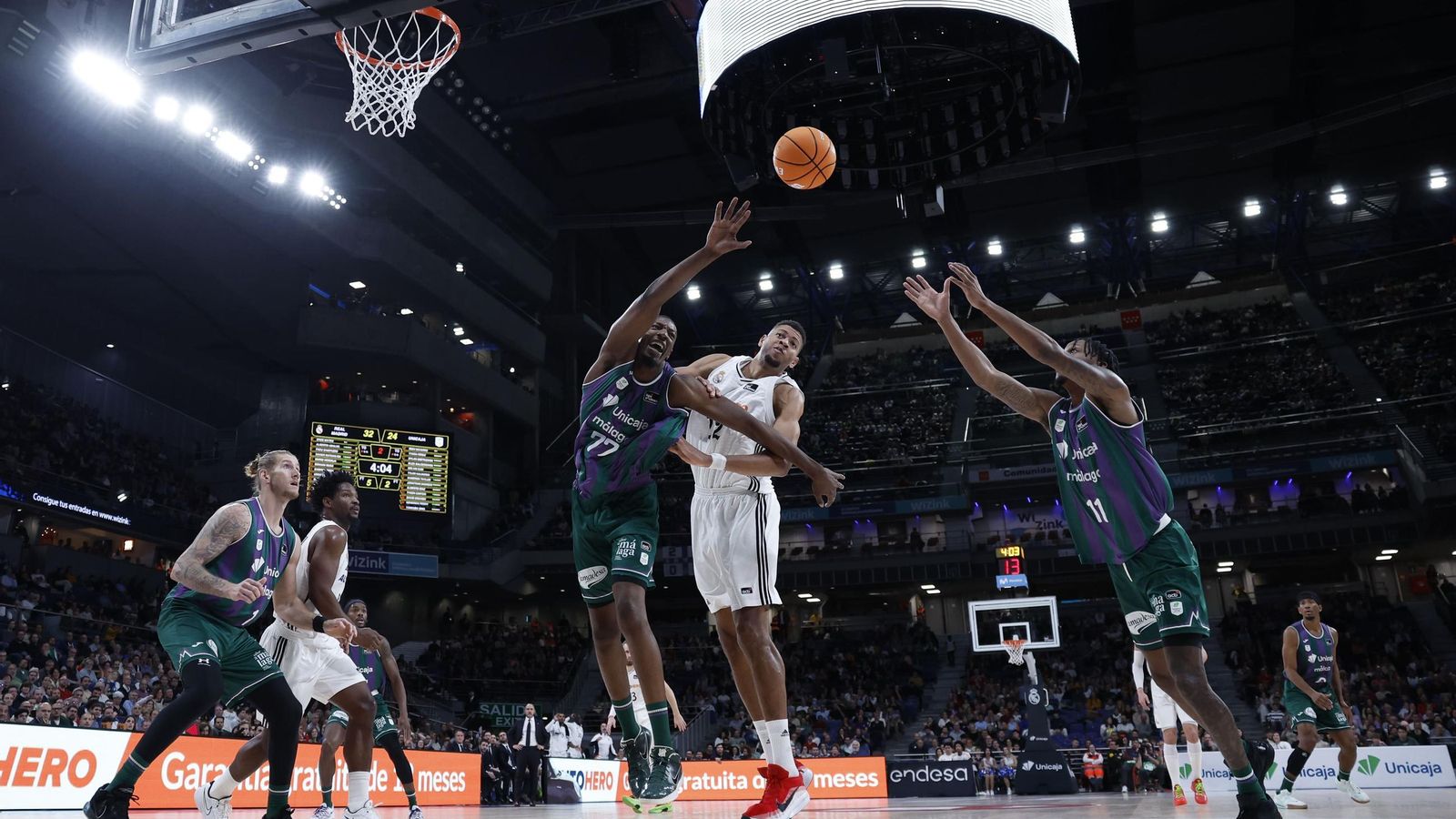 El Real Madrid-Unicaja, en fotos