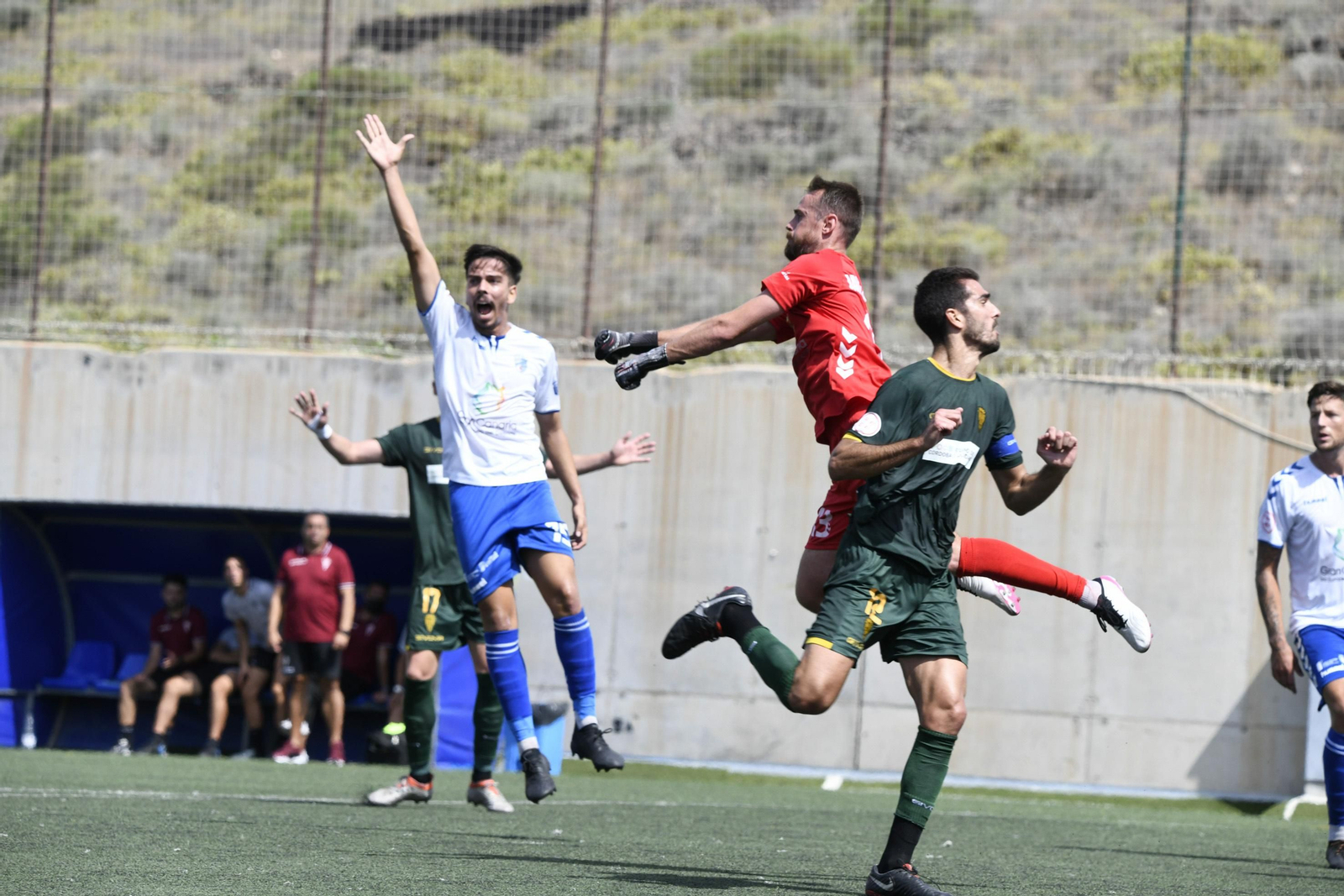 El empate del Córdoba CF ante el Tamaraceite, en imágenes