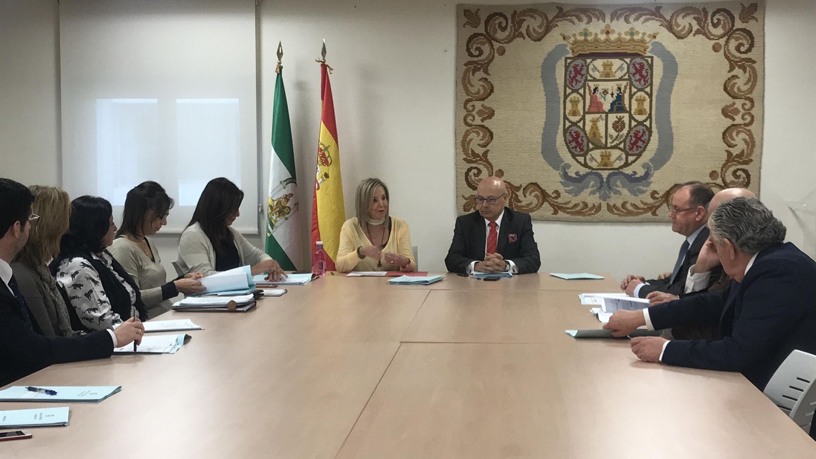 Encuentro entre los fiscales de seguridad vial.