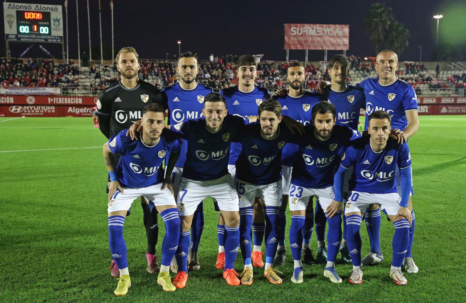 El once del Linares en el Nuevo Mirador.