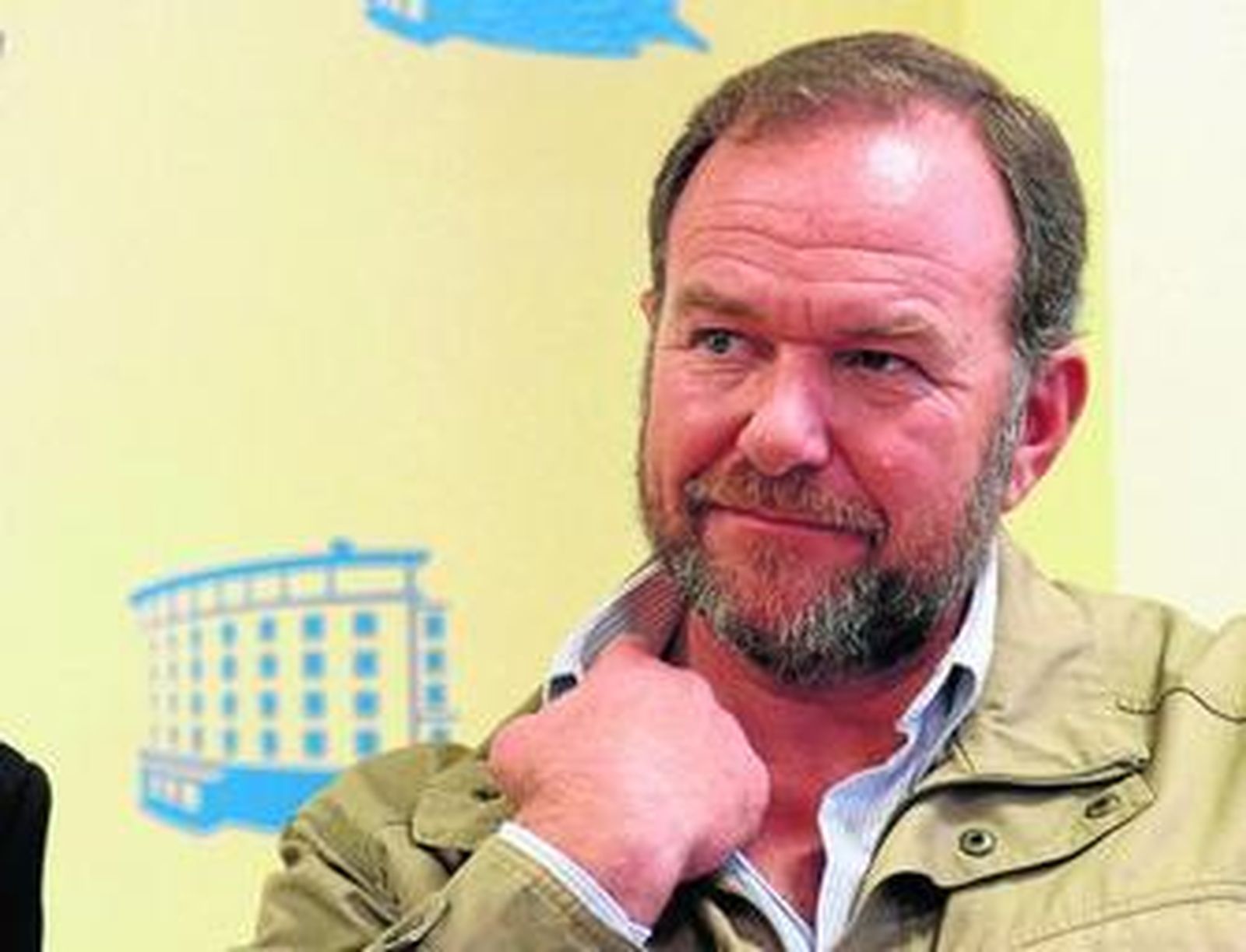 José Luis García-Palacios, durante la comparecencia que ayer tuvo junto a Antonio Ponce.