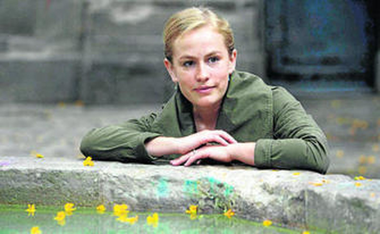 Jessica Cornwell, ayer, en Barcelona en la presentación de su libro.