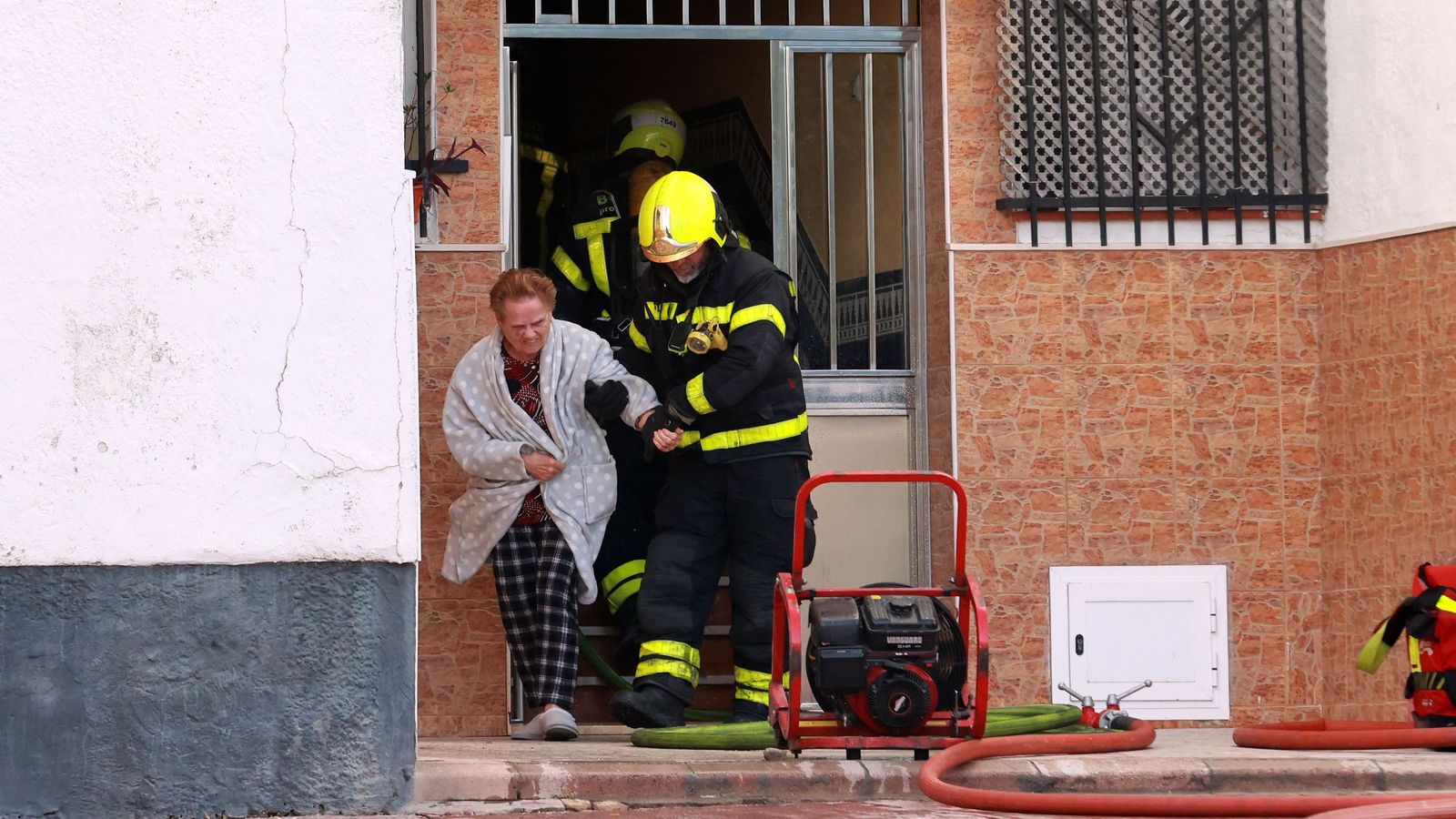 Incendio en una vivienda de San Telmo en Jerez