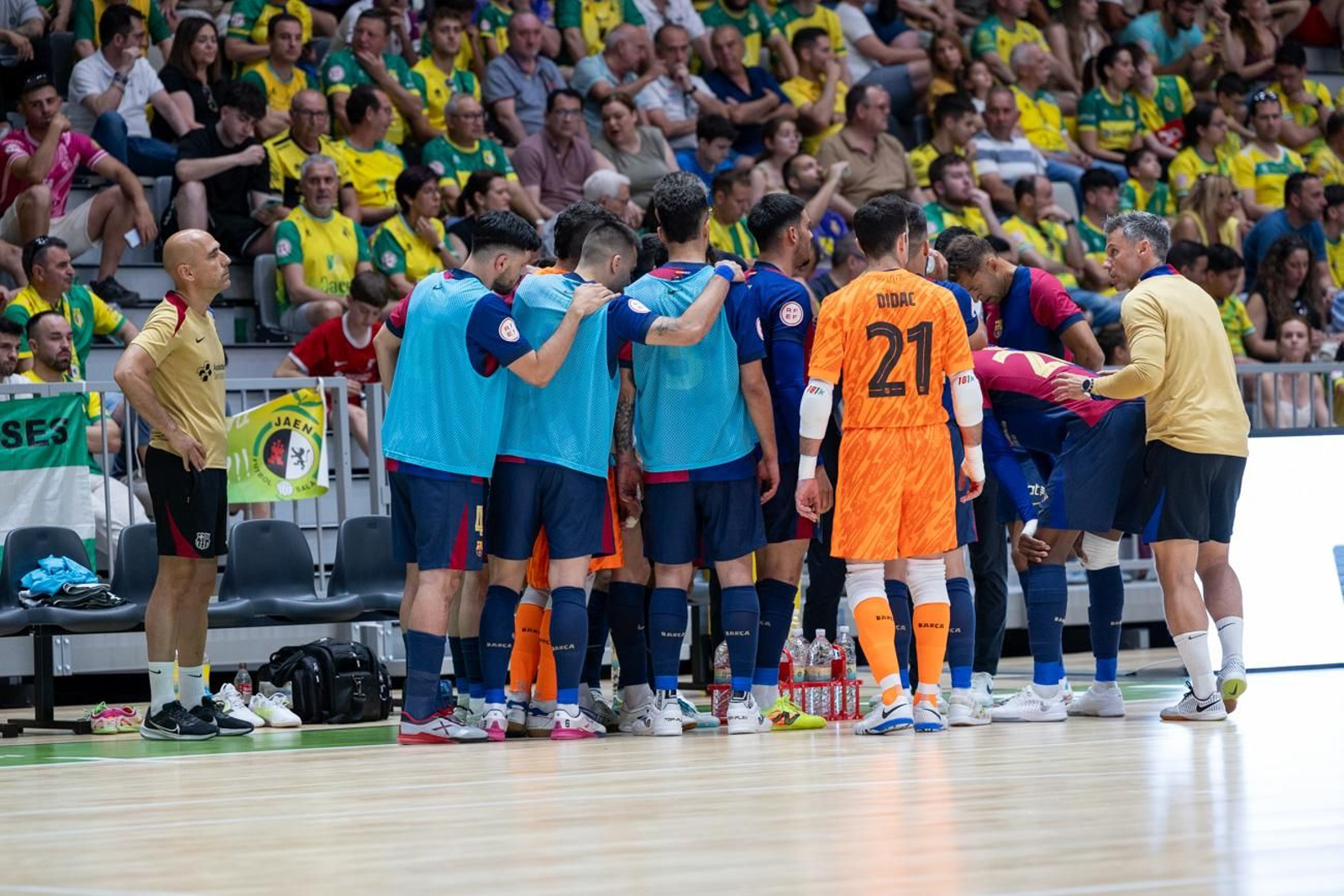 El triunfo del Barça ante el Jaén FS en el Olivo Arena
