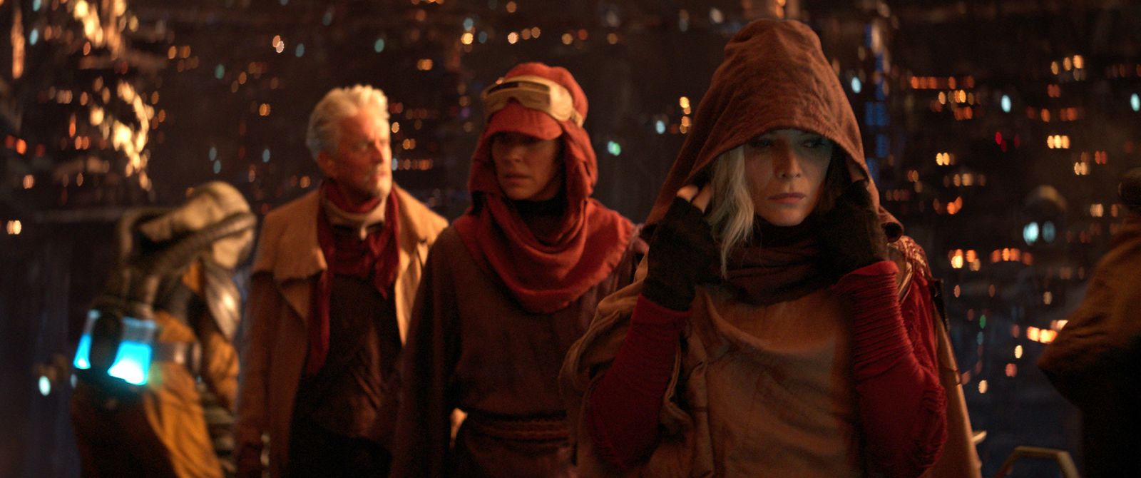 Michael Douglas, Evangeline Lilly y Michelle Pfeiffer en ‘Ant-Man y la Avispa: Quantumanía’