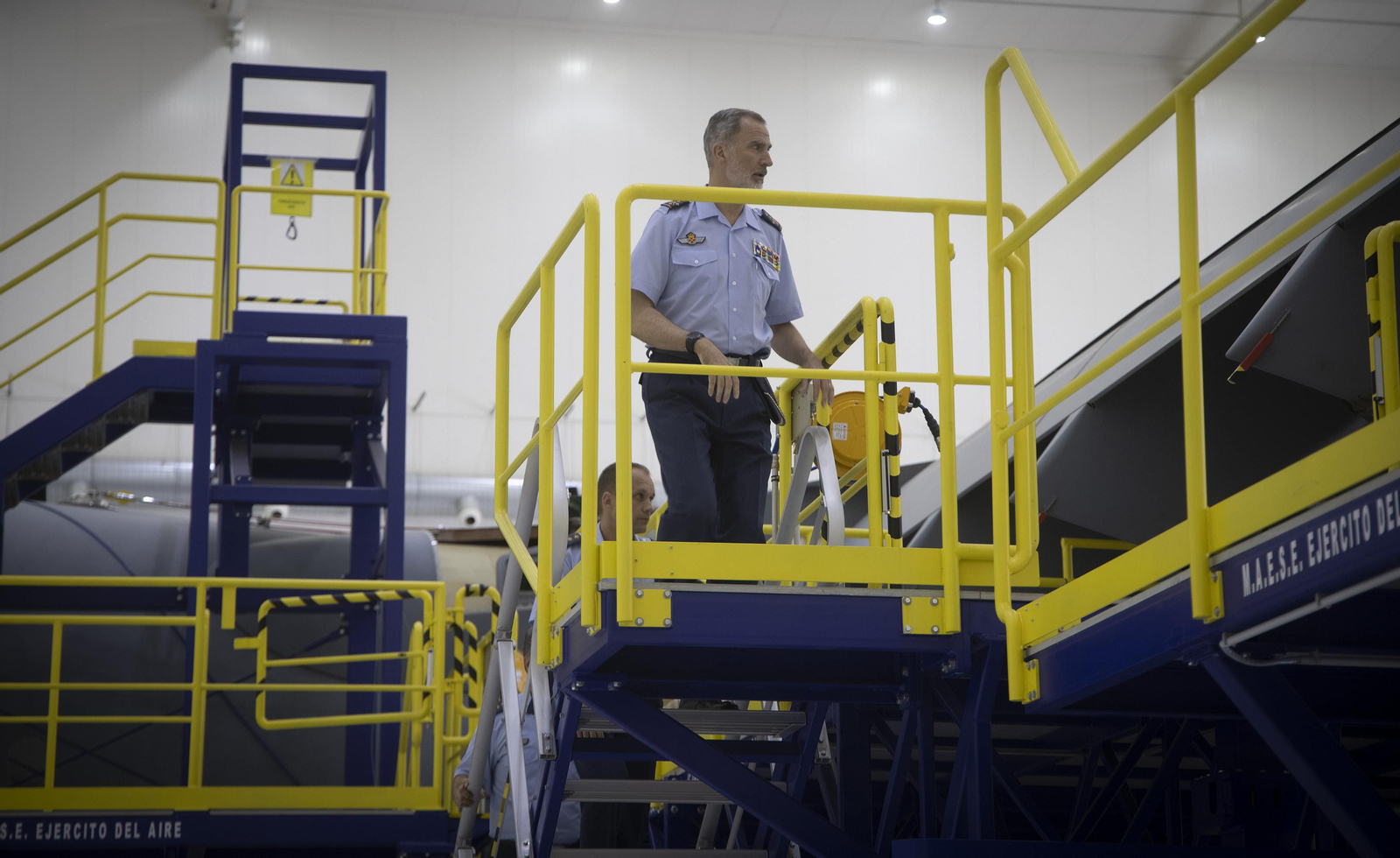 Las fotos de la visita de Felipe VI a la Maestranza Aérea de Sevilla