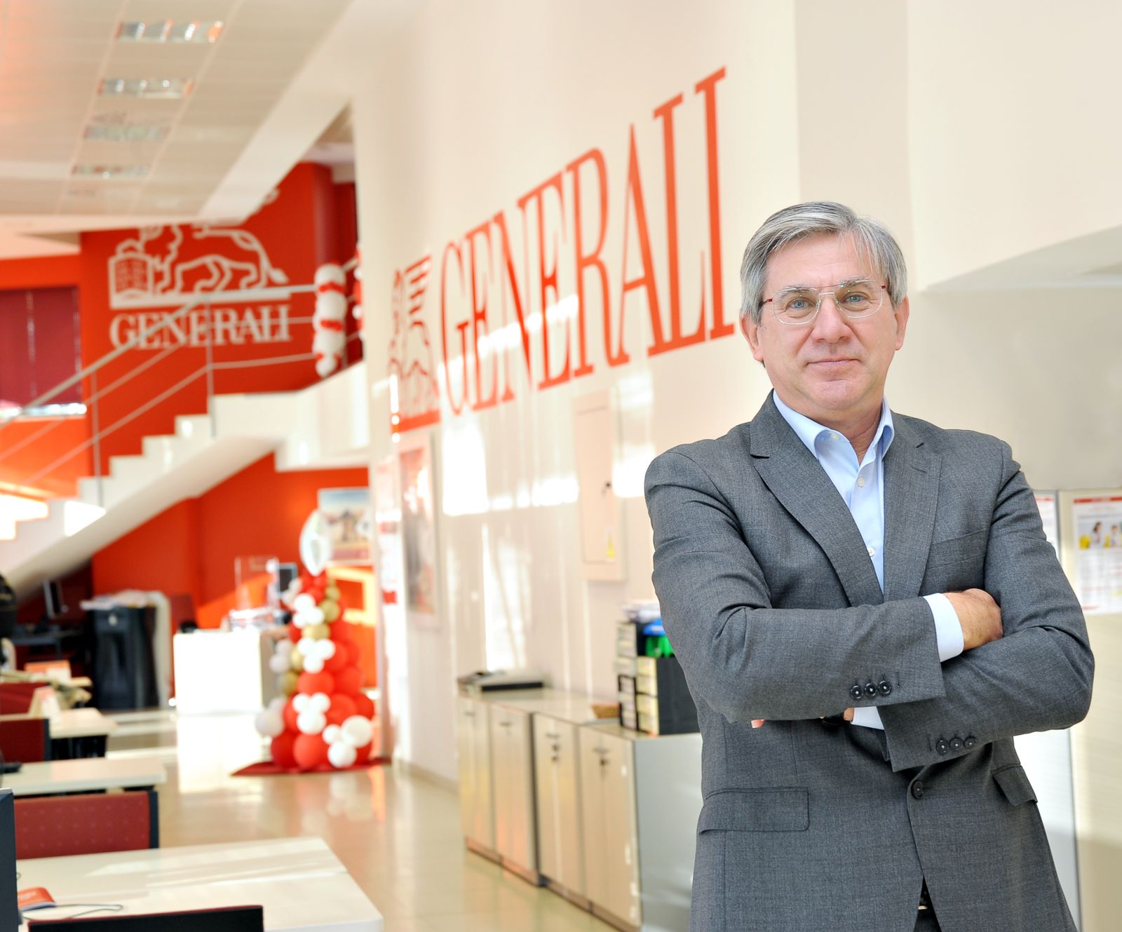 José Rosa de la Rosa, en la oficina de Generali.