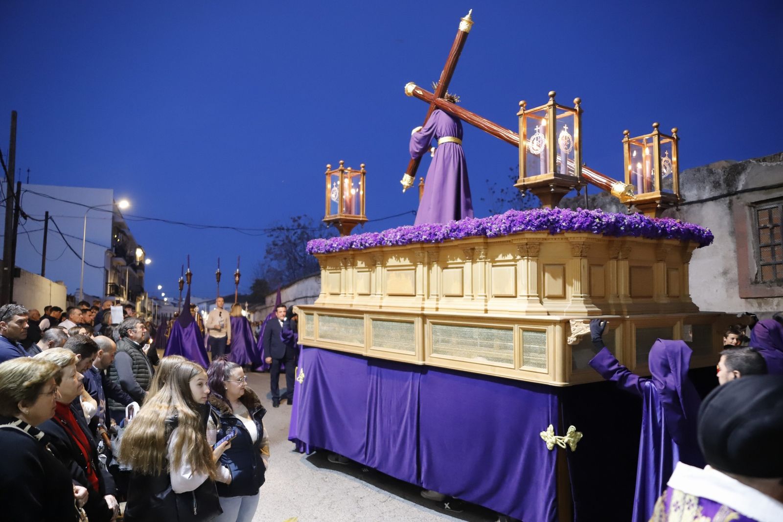 Miércoles Santo en Villanueva de Córdoba: La procesión del Santo Encuentro, en fotografías