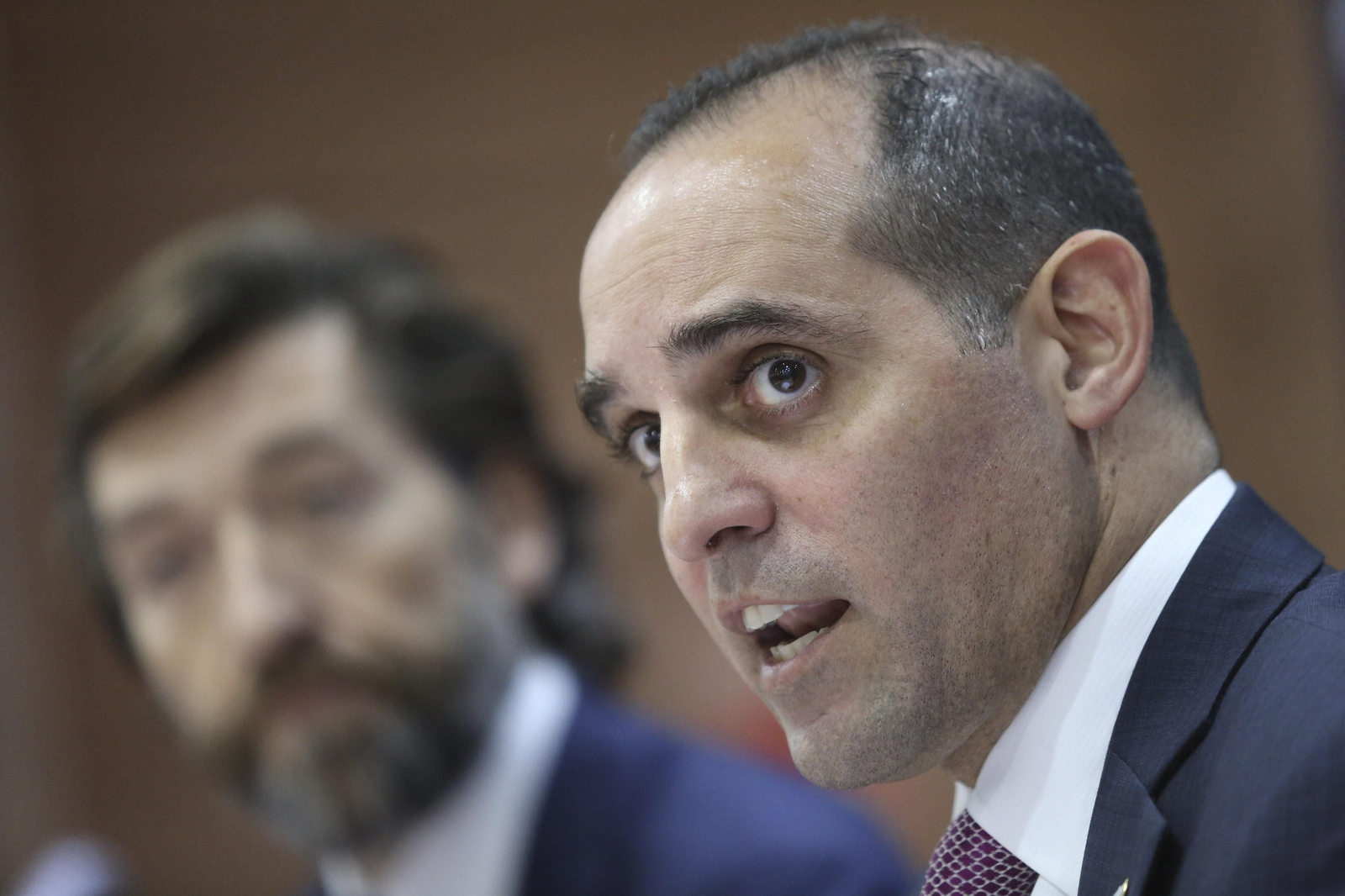 La rueda de prensa de Richard Shaheen, en fotos