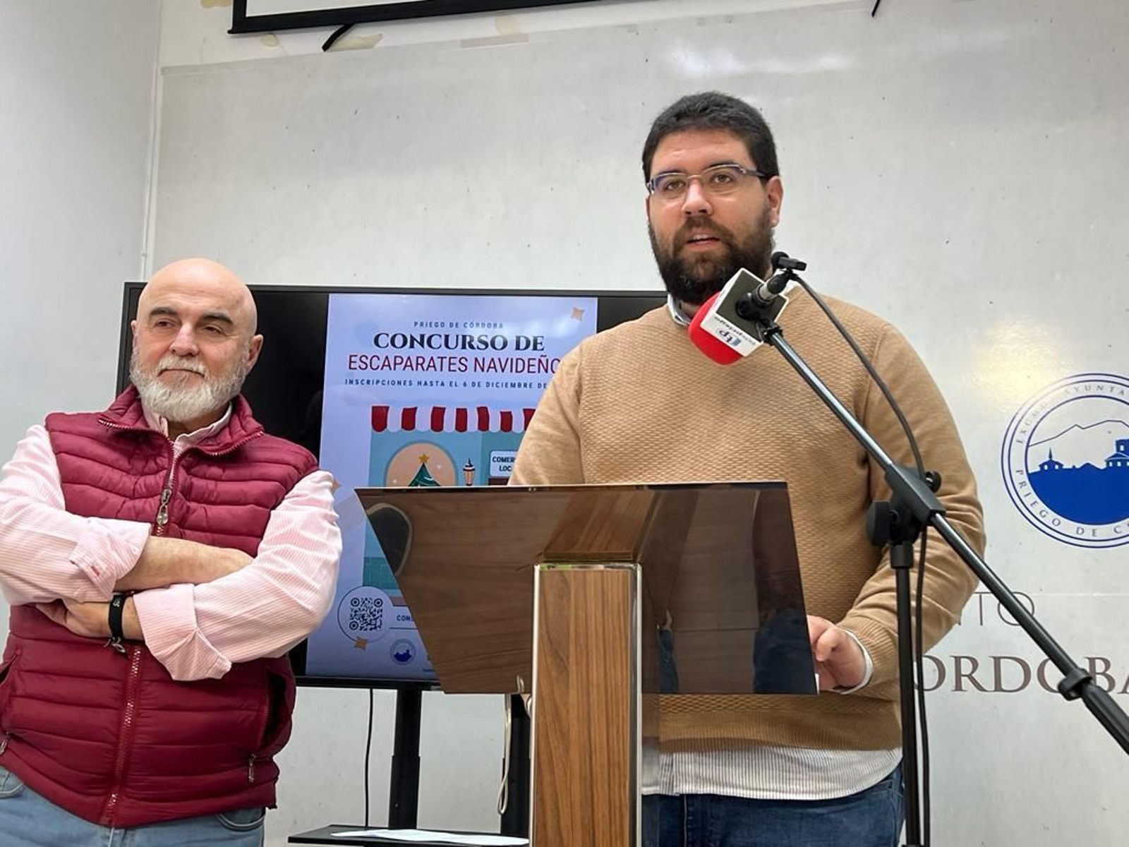 José Luis Momparler y José Guzmán en la presentación del concurso. José Luis Momparler y José Guzmán en la presentación del concurso.