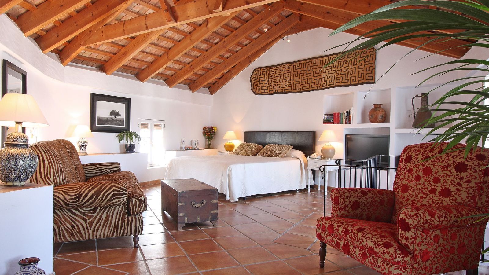 Habitación África de La Casa del Califa.