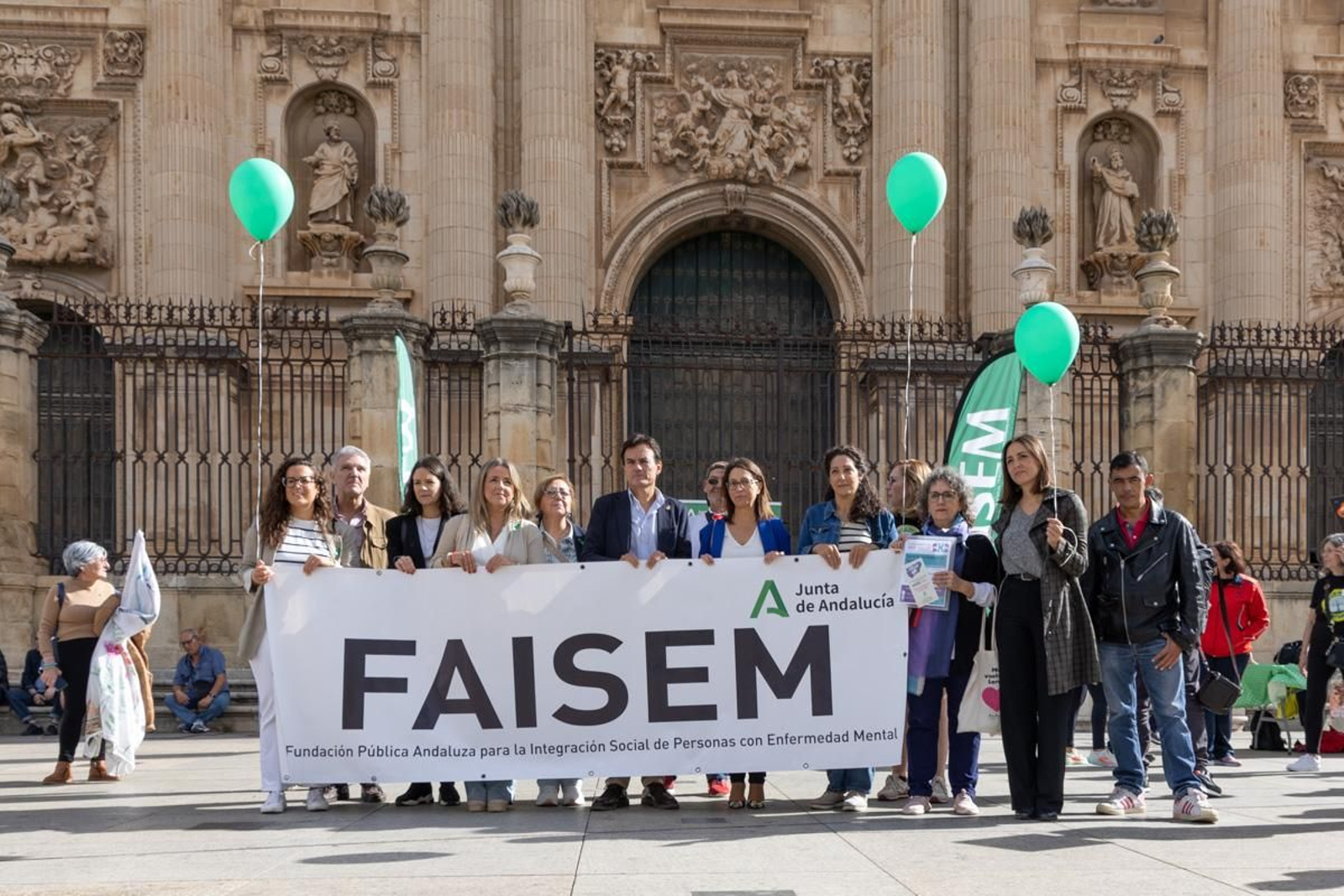Marcha organizada con motivo del Día Mundial de la Salud Mental, en imágenes