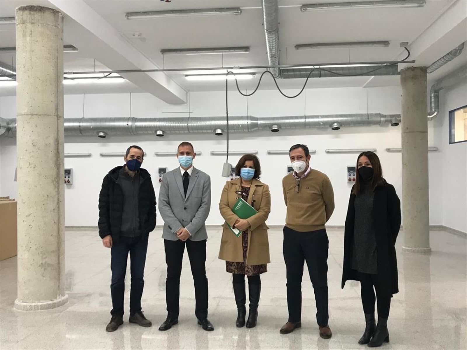 Momento de la visita.