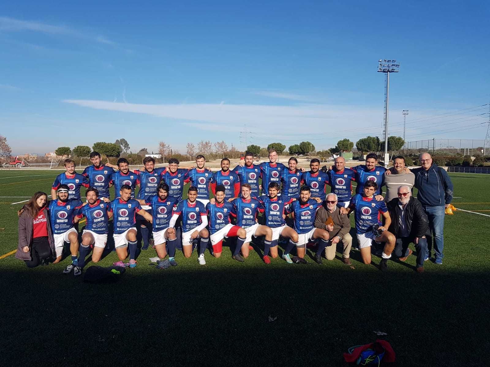 Foto de los cruzados tras la victoria de ayer.