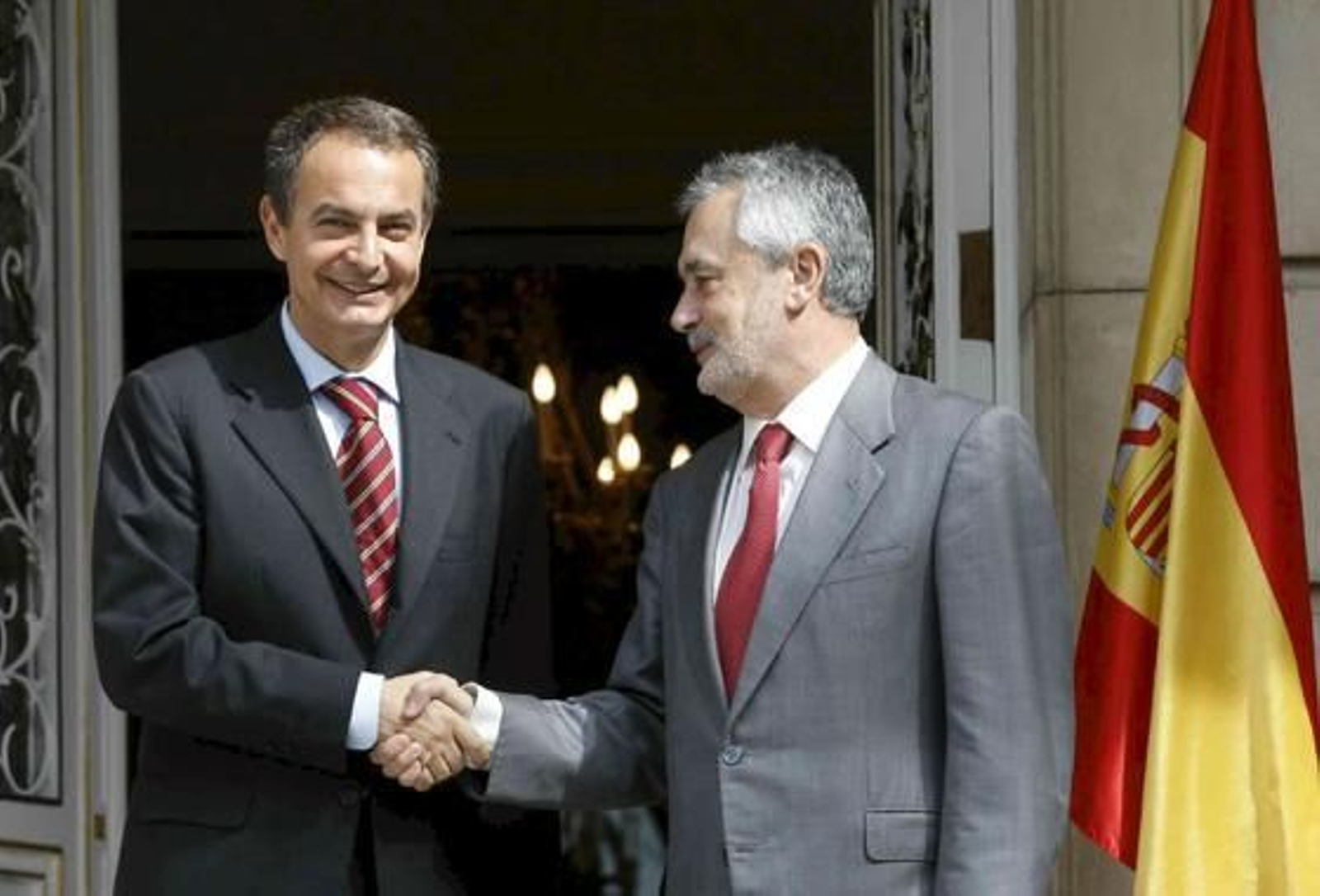 Junio de 2009: Encuentro entre los presidentes del Gobierno y de la Junta en la Moncloa. / EFE