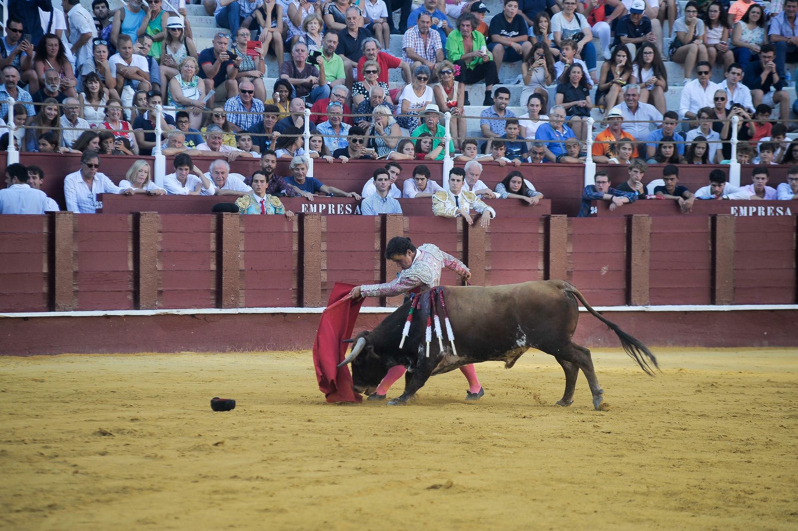 Silva pasea orgulloso la única oreja de la tarde