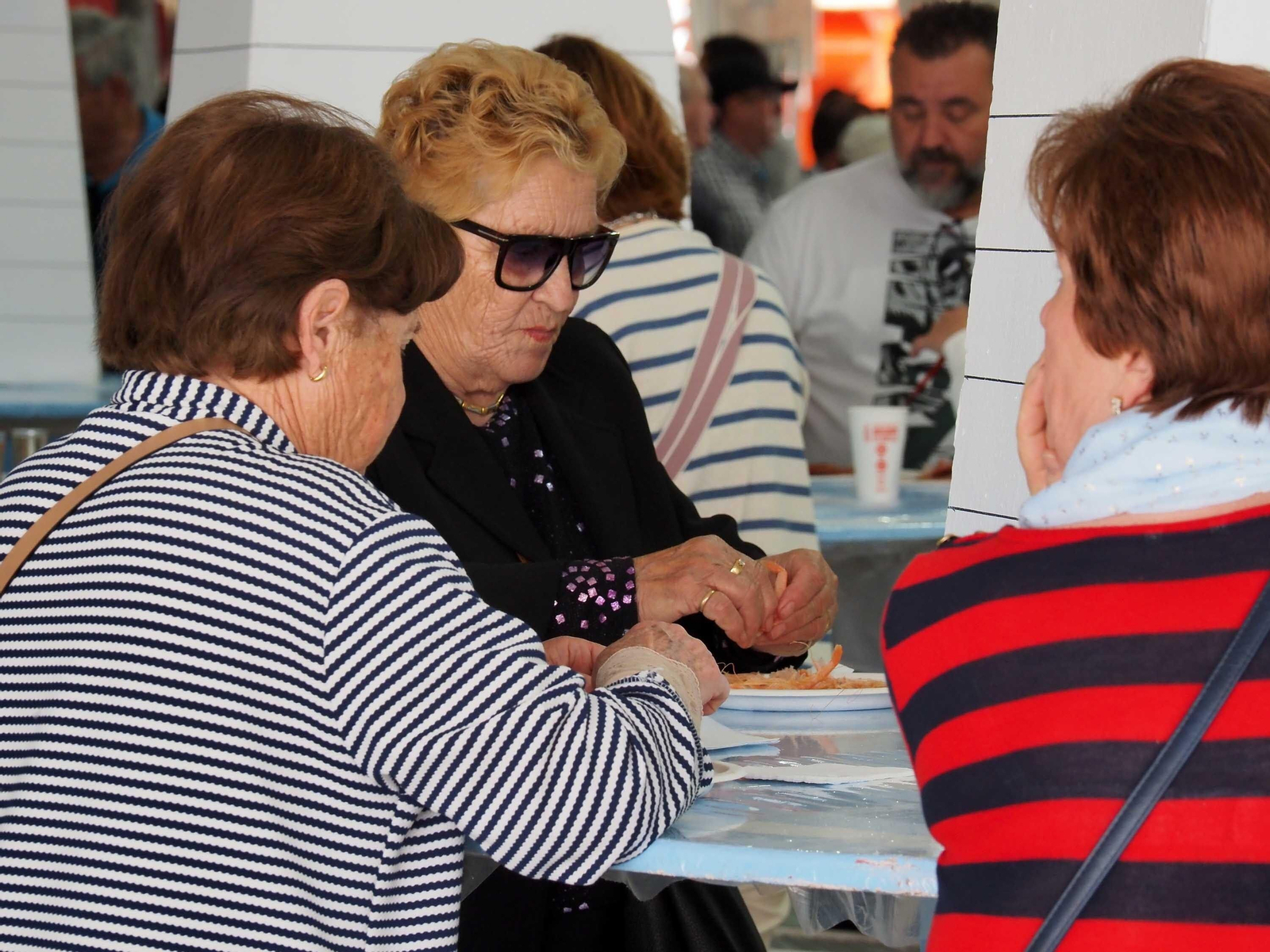 Las mejores fotografías del primer día de la Feria de la Gamba de Punta Umbría
