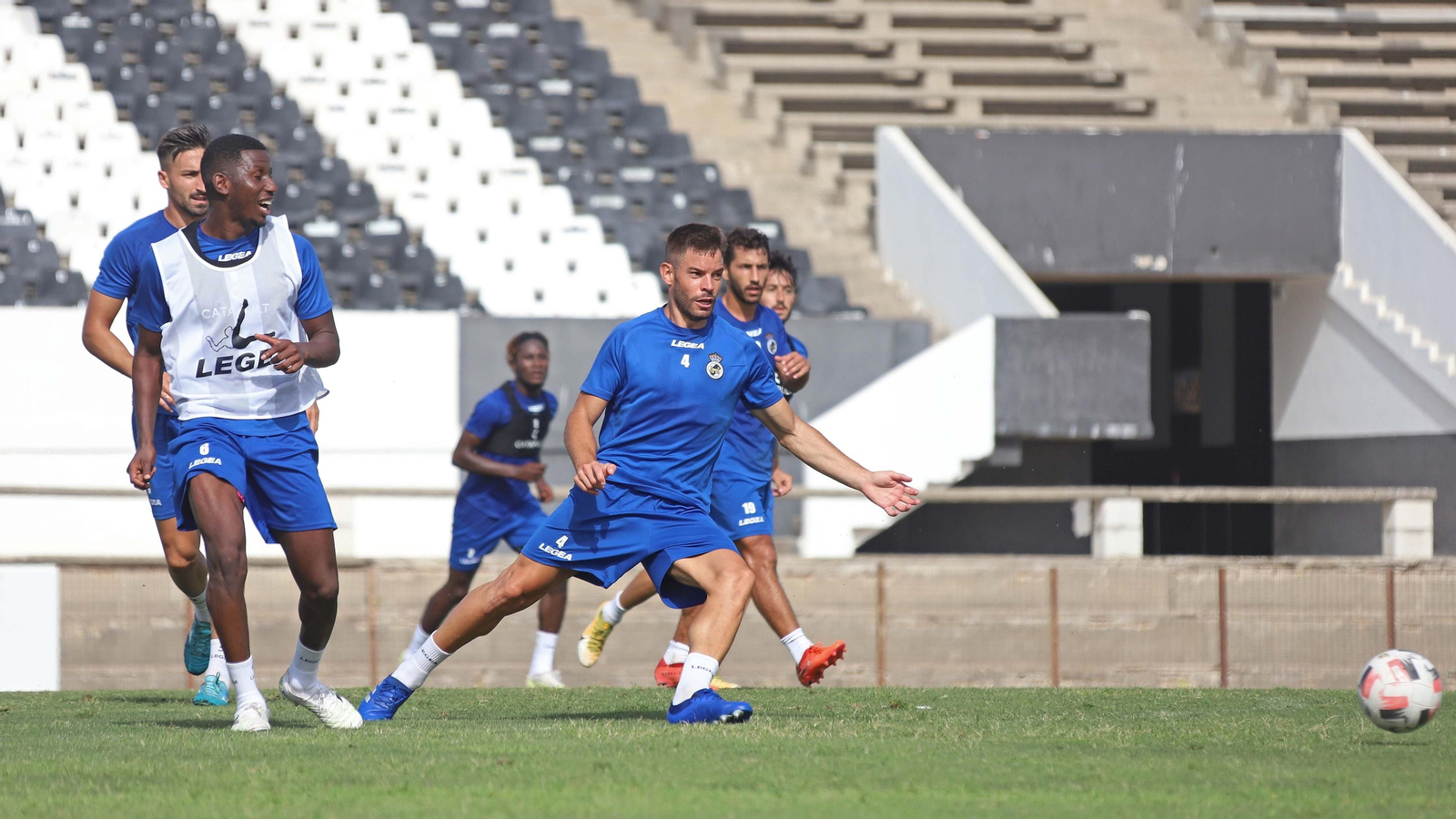 Fotos del entrenamiento de la Balona