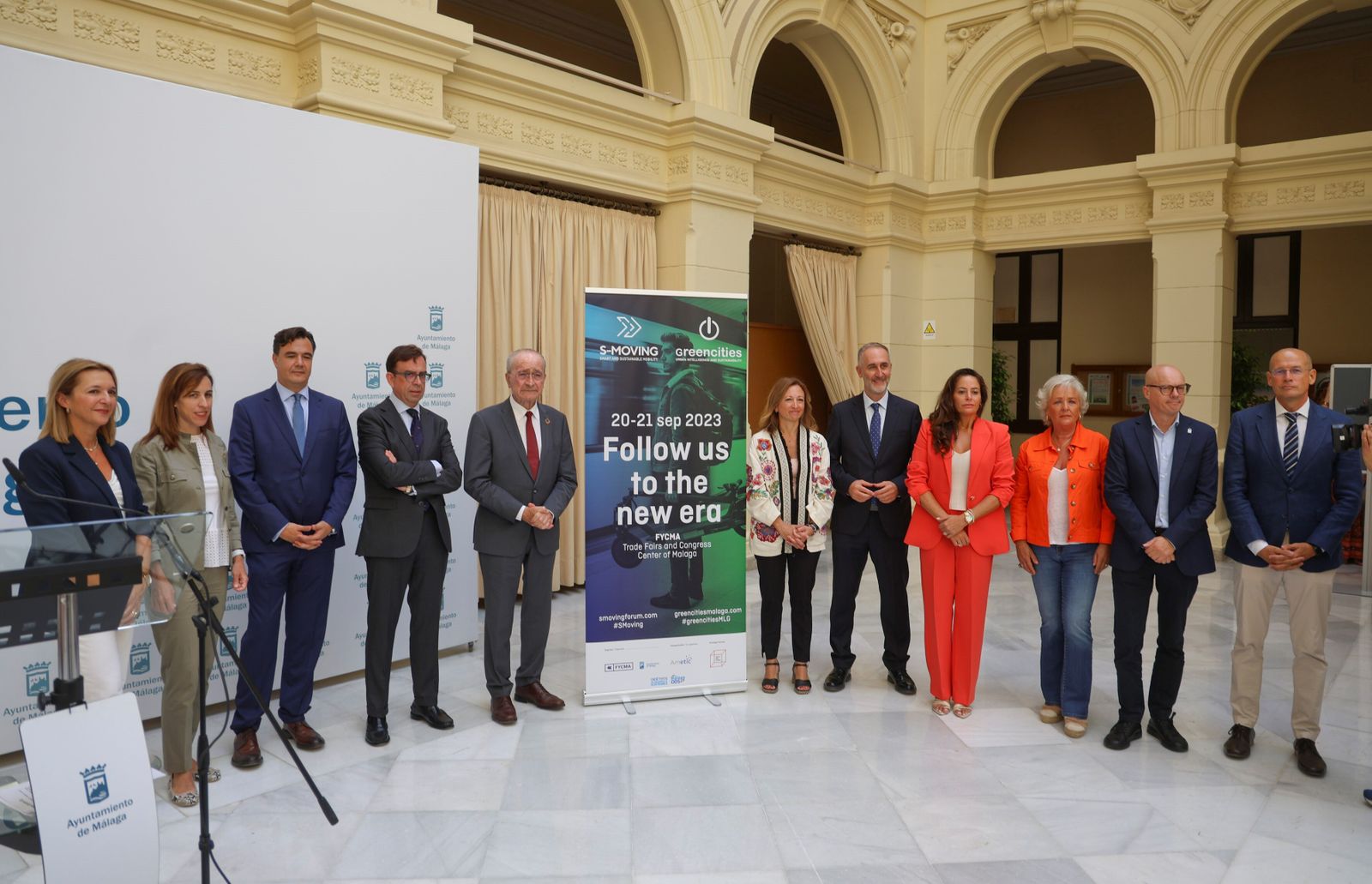 Presentación de los foros promovidos por Greencities y S-Moving, este lunes.