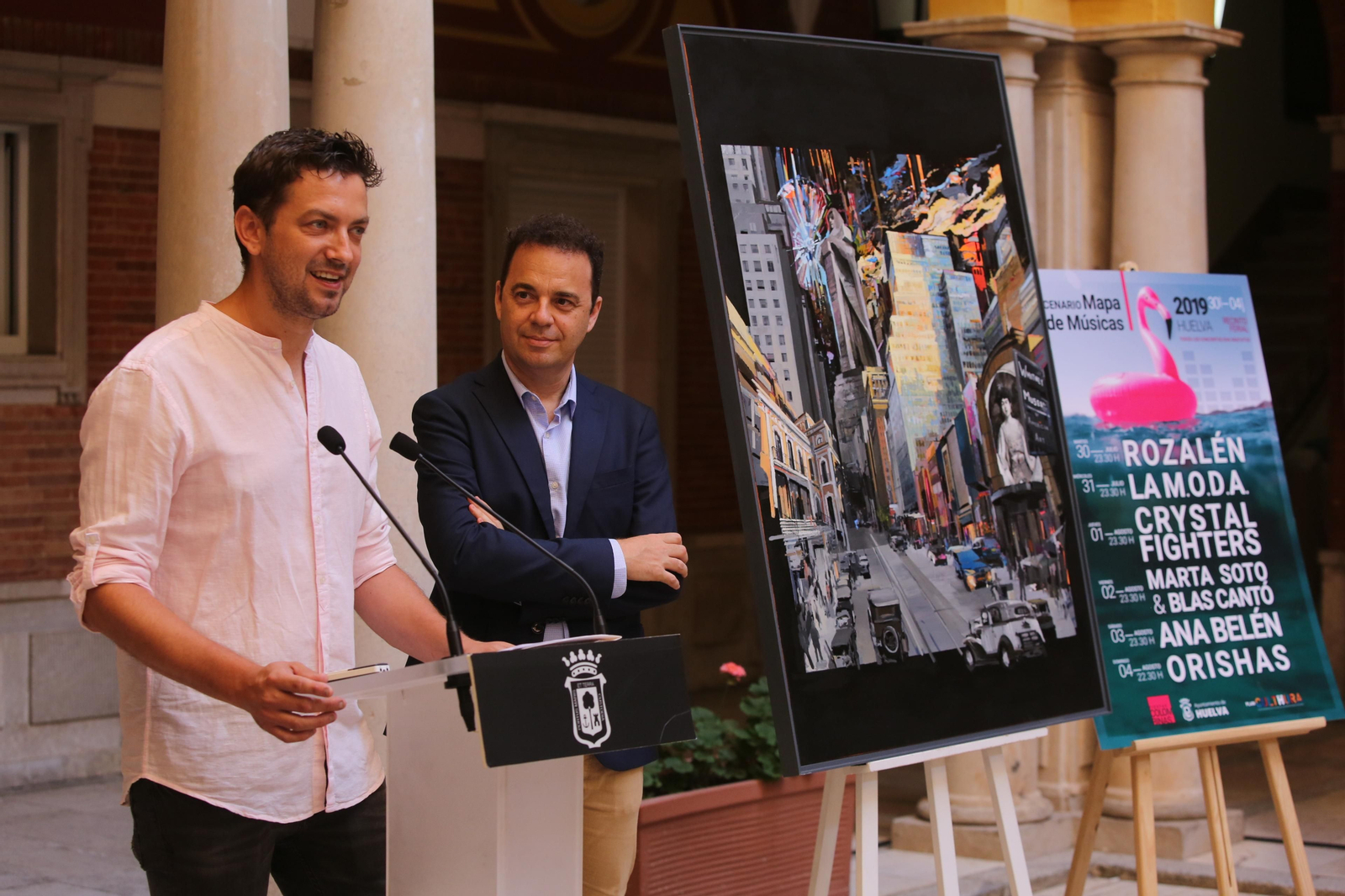 Presentación del cartel de las Fiestas Colombinas 2019 en imágenes