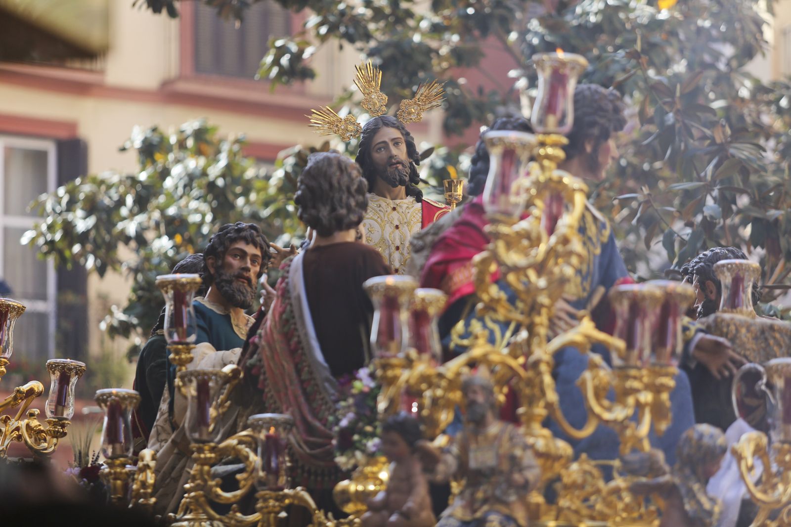 Las fotos de la Sagrada Cena, en el Jueves Santo de Málaga