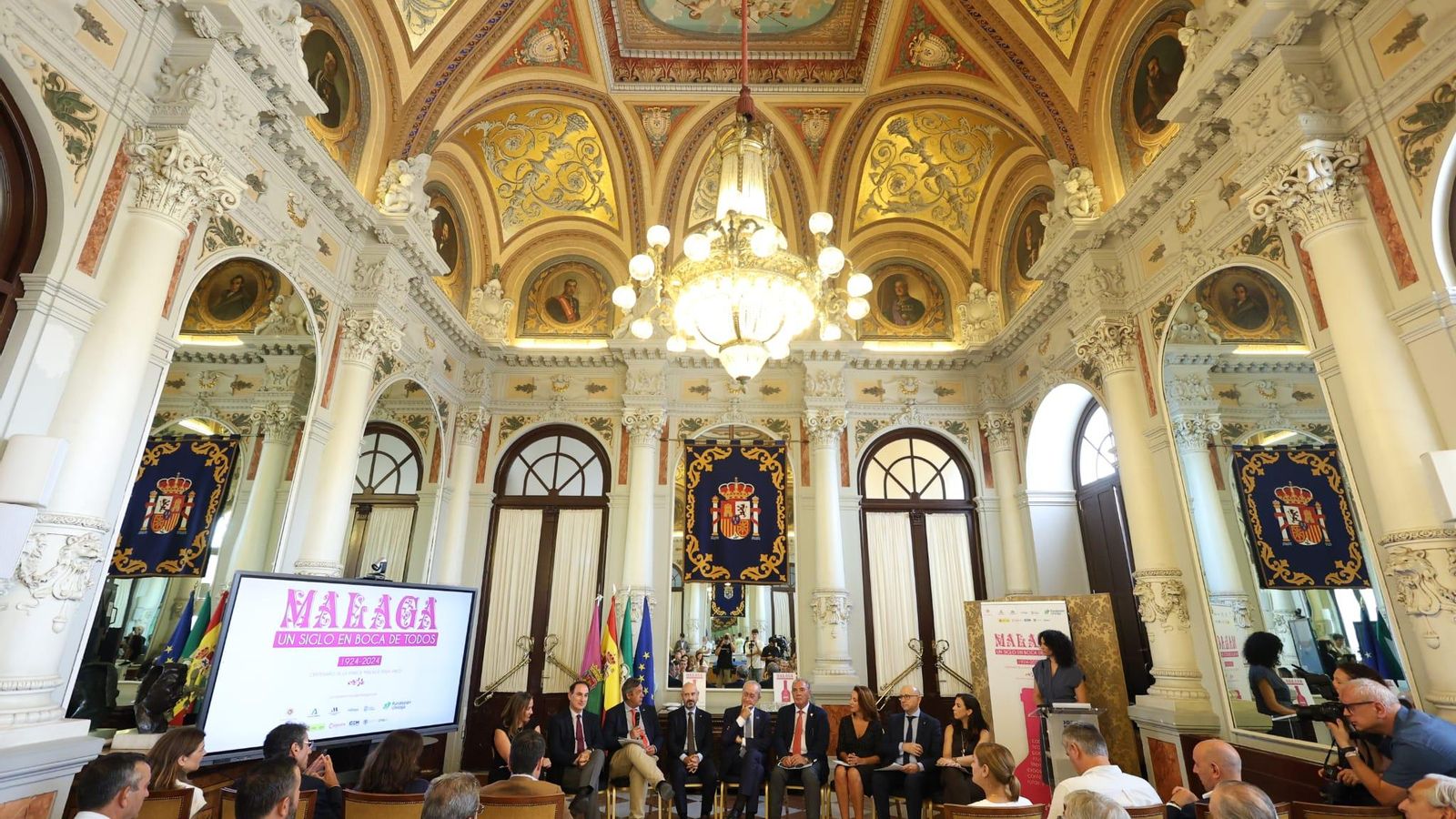 Presentación del 100 aniversario de la marca 'Málaga' para vinos