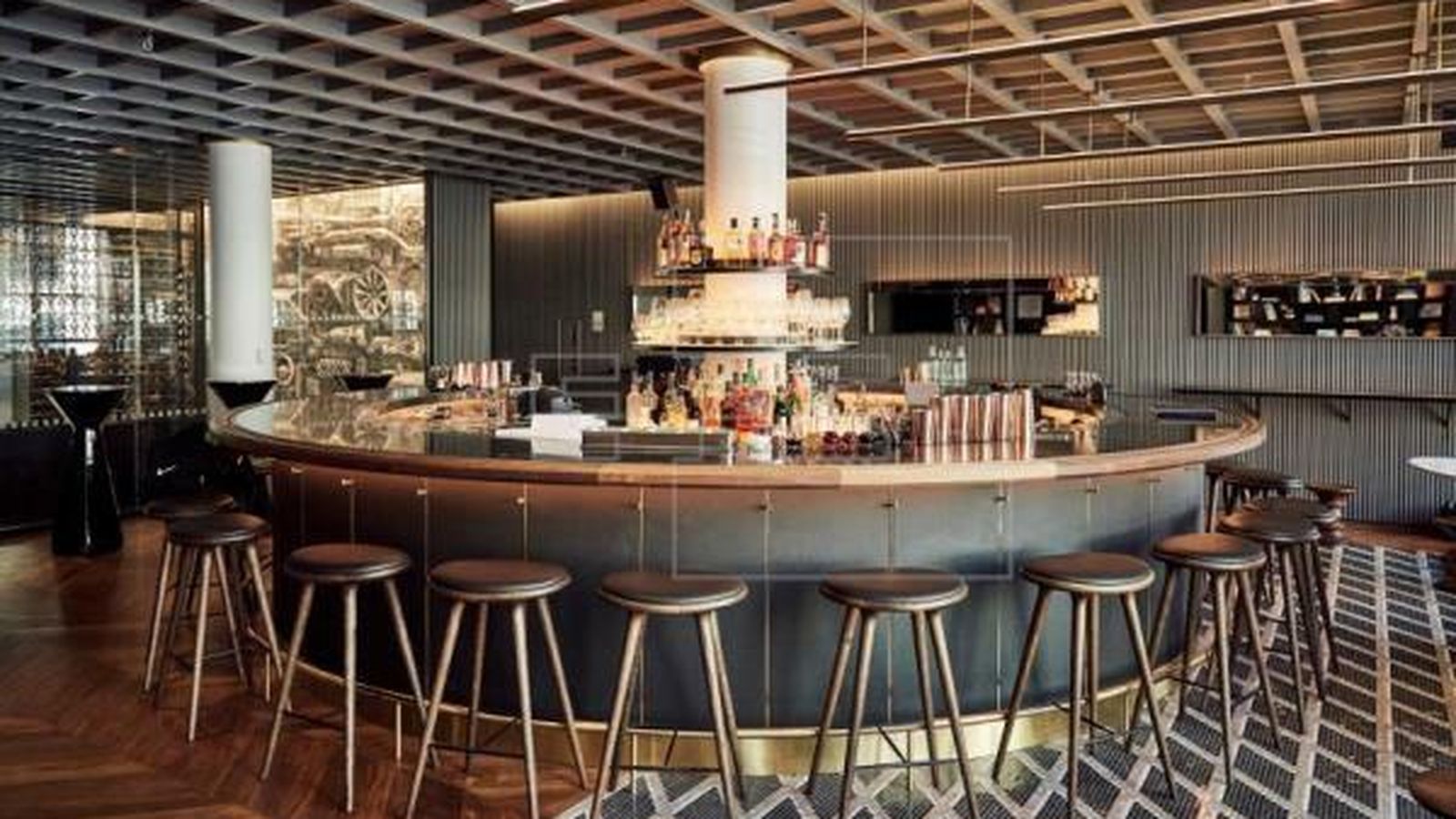 Vista del restaurante Intersect by Lexus, en Nueva York.