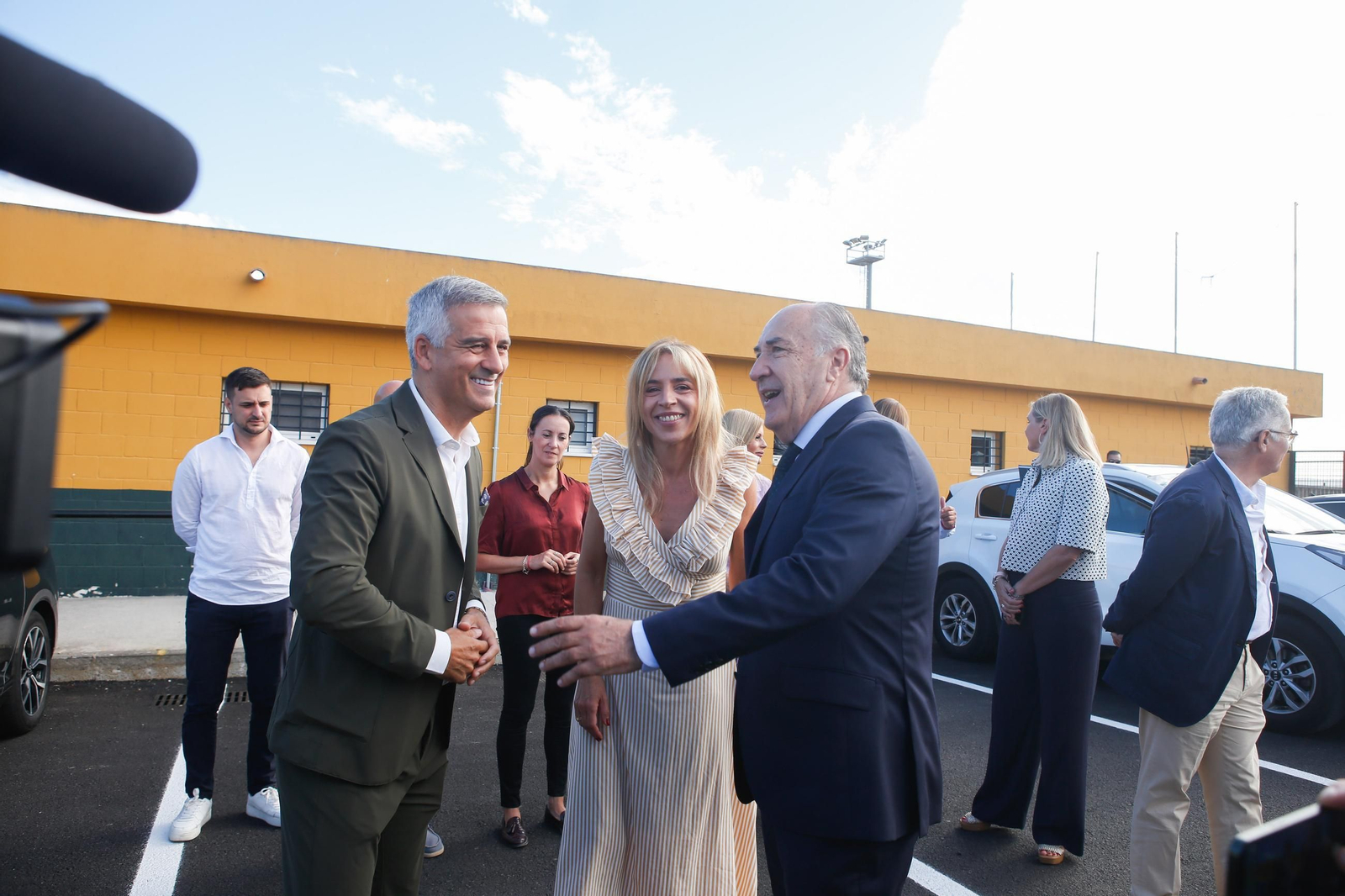Las fotos de la inauguración de las pistas de exámenes de conducir en Algeciras