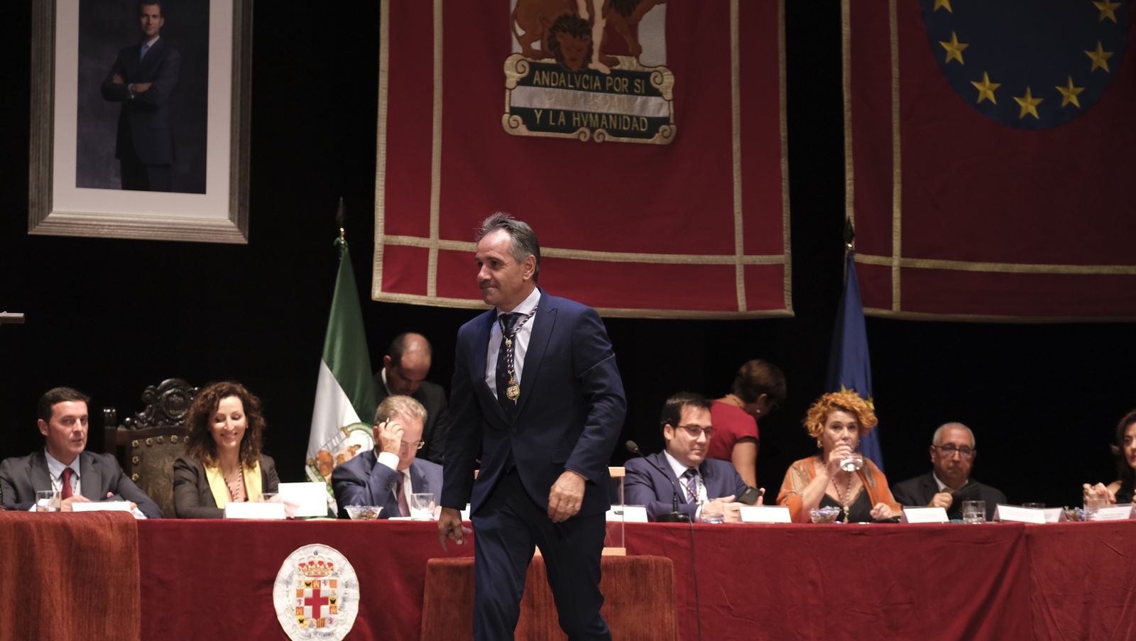 Imágenes de la investidura como Alcaldesa de Almería, de María del Mar Vázquez Agüero