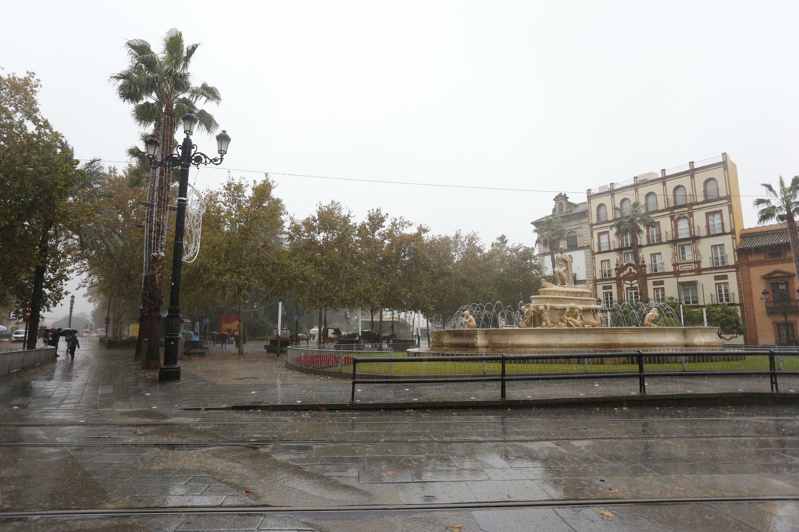 Las imágenes del temporal en Sevilla