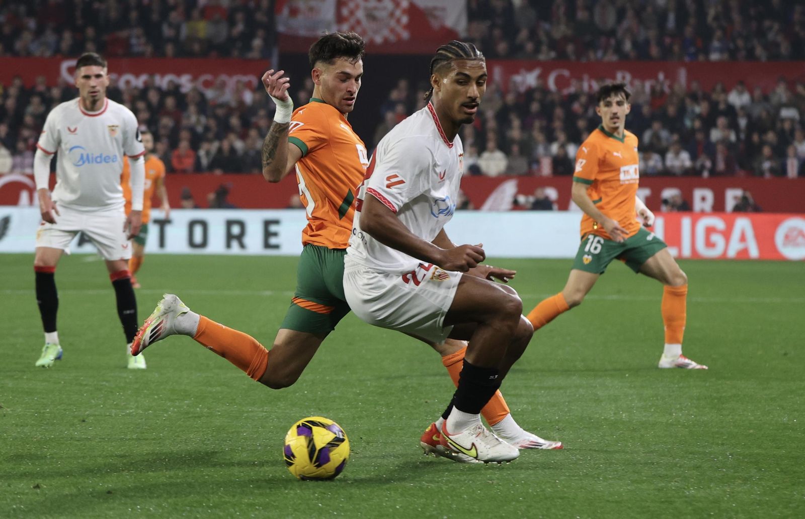 Las mejores imágenes dep partido Sevilla Valencia