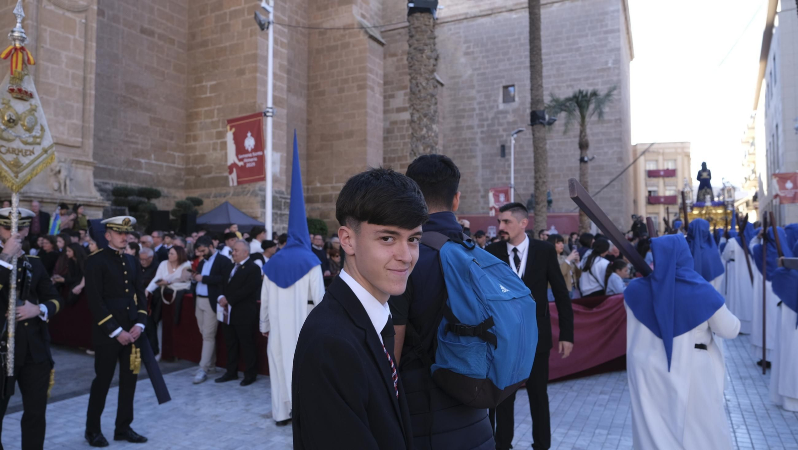 Prendimiento en la Semana Santa de Almería 2025