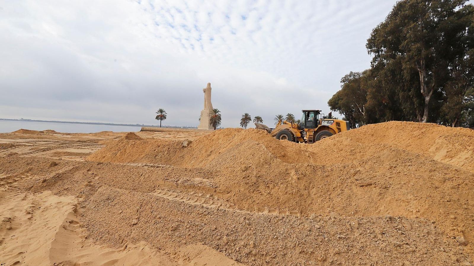 Obras de remodelación de la Punta del Sebo