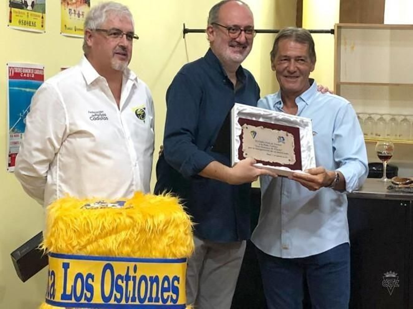 Acto de inauguración de la nueva sede de la peña cadista de Úbeda.