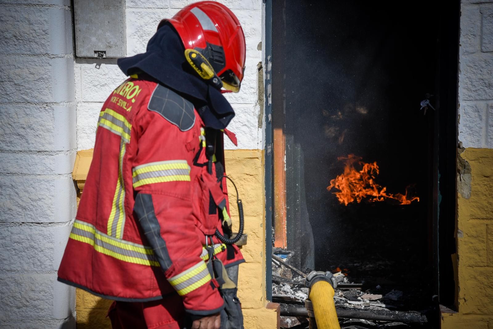 Las fotografías del incendio en Majaravique