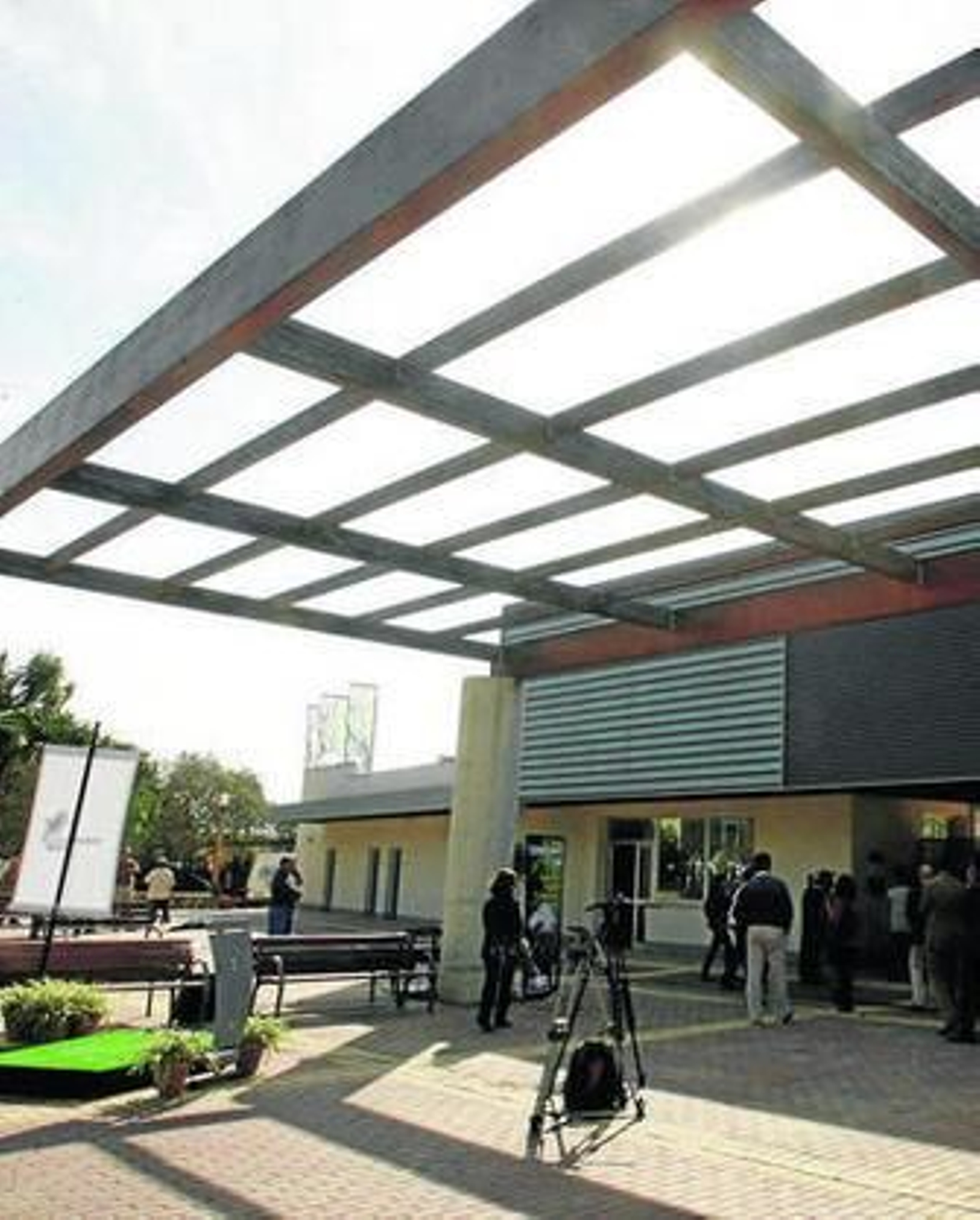 Imagen de la nueva entrada principal del Zoobotánico.